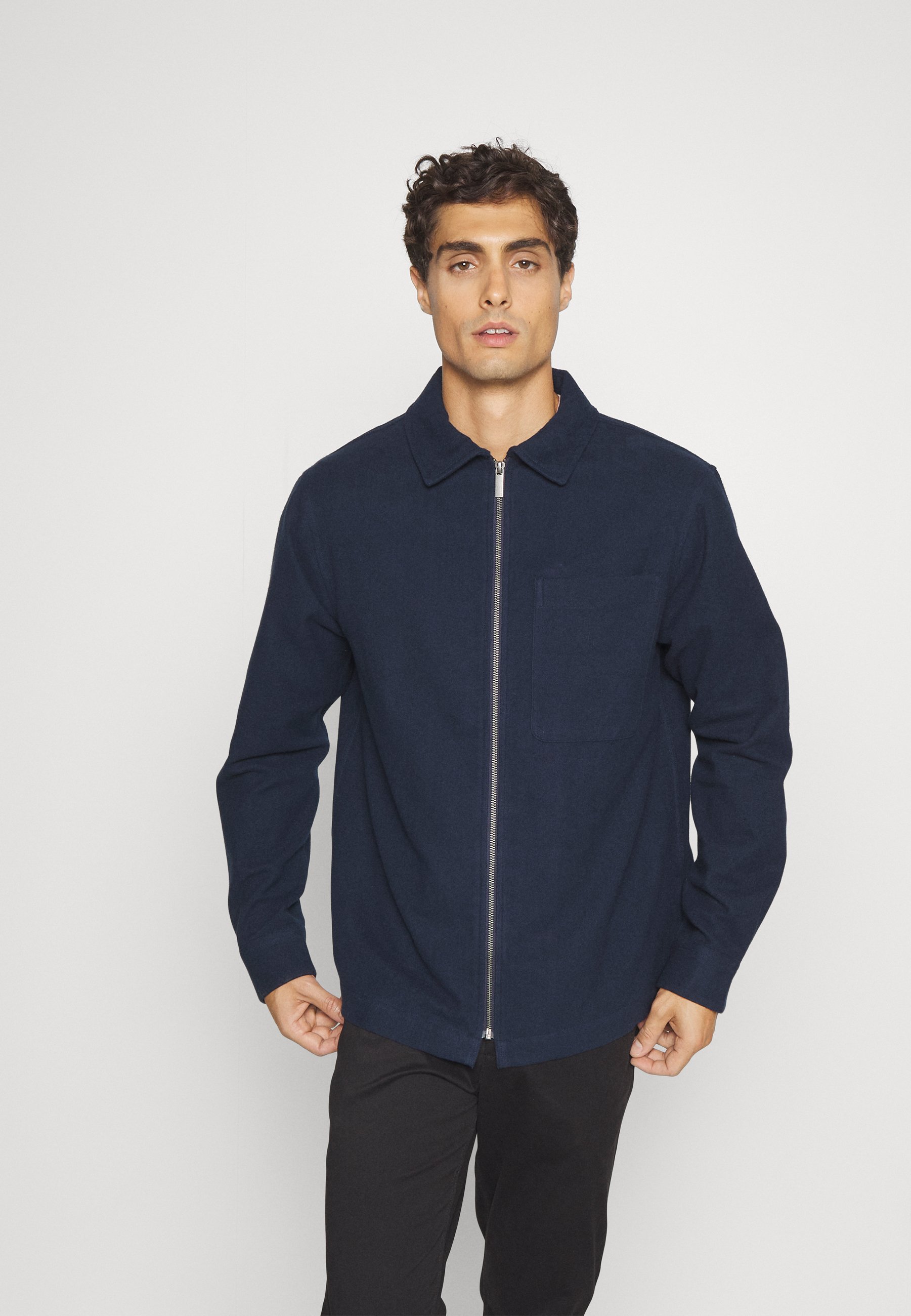 SLHLOOSEJAKE ZIP OVERSHIRT - Summer jacket