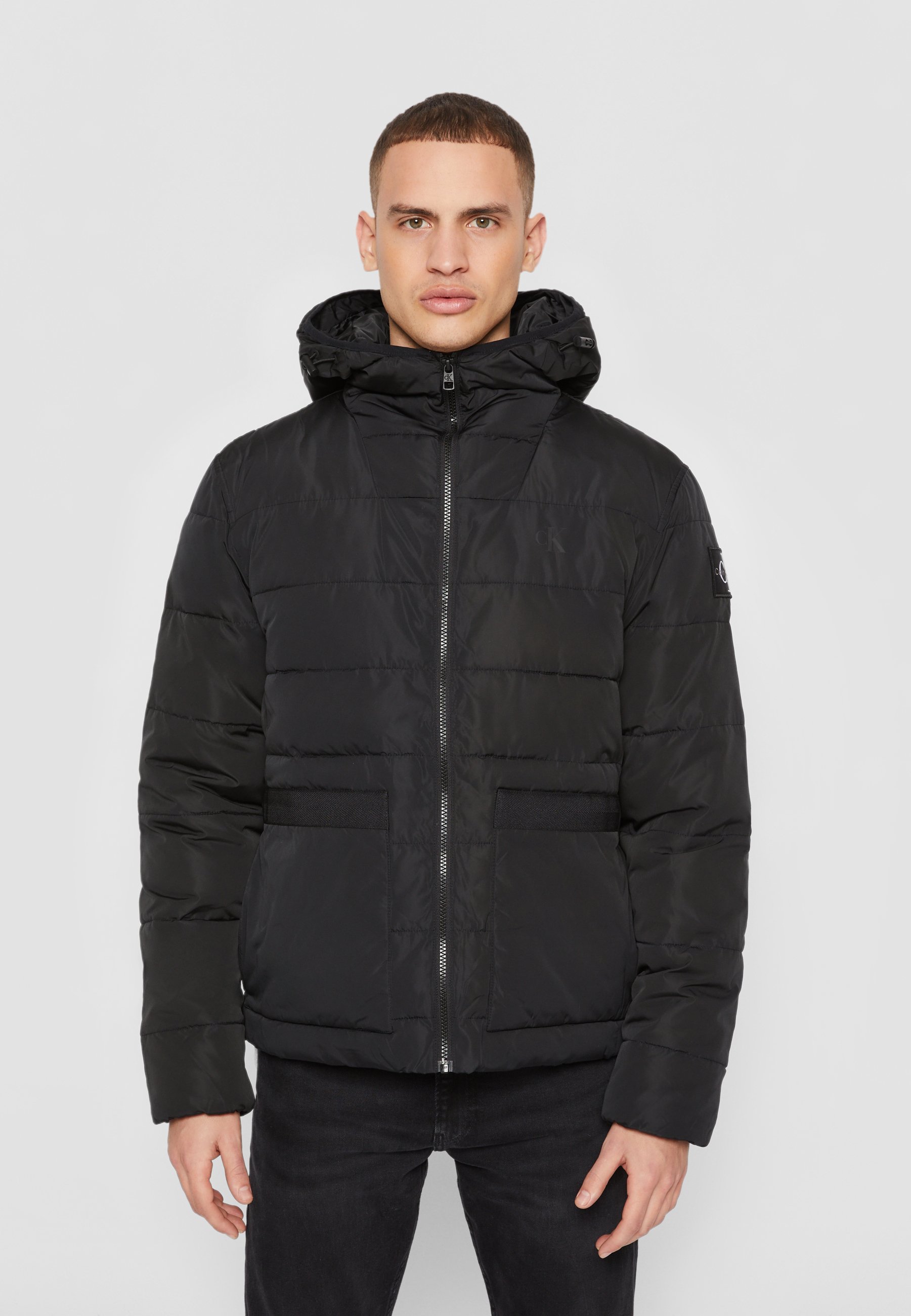 BADGE ELASTIC TRIM JACKET - Light jacket