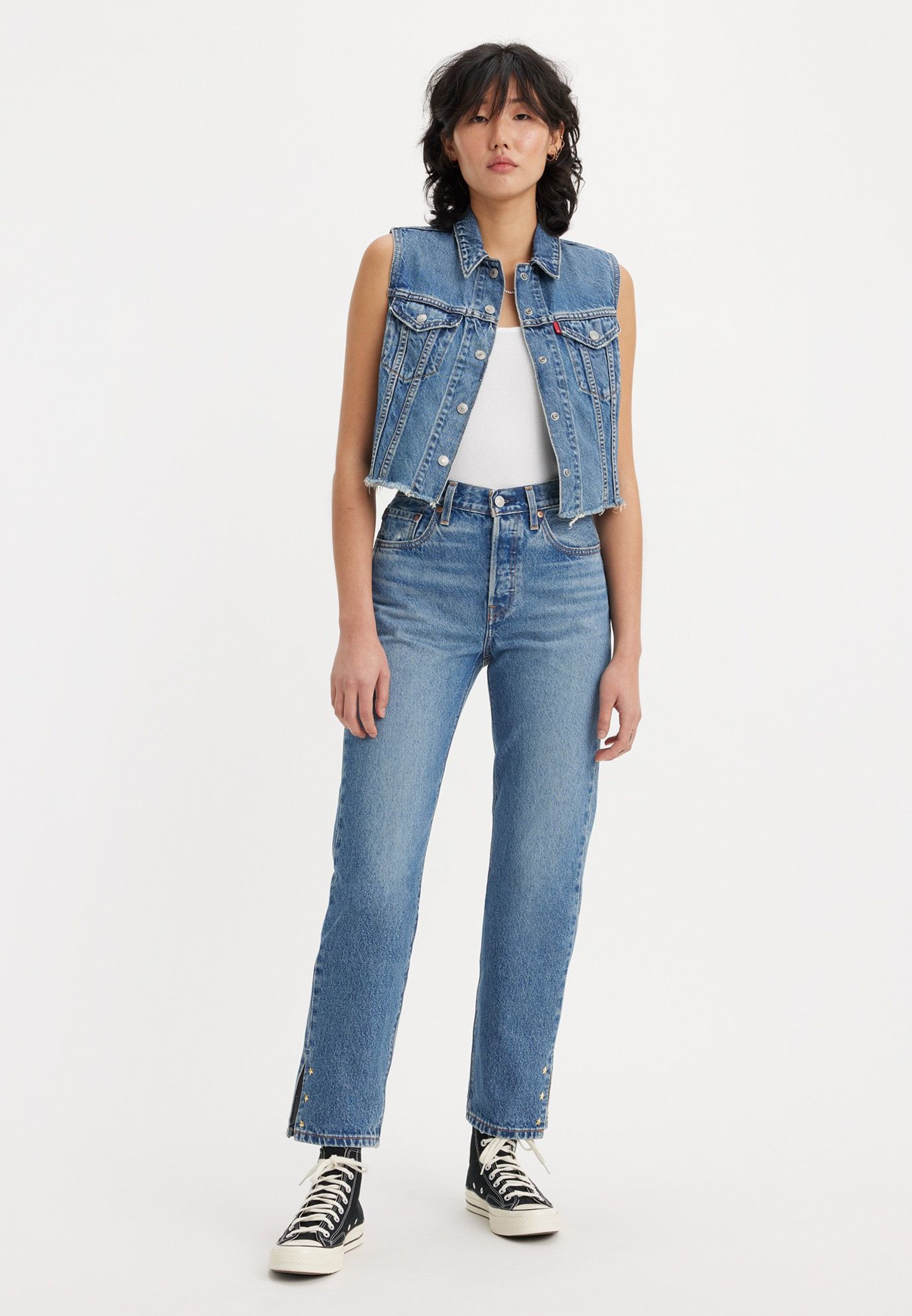 501® CROP - Straight leg jeans