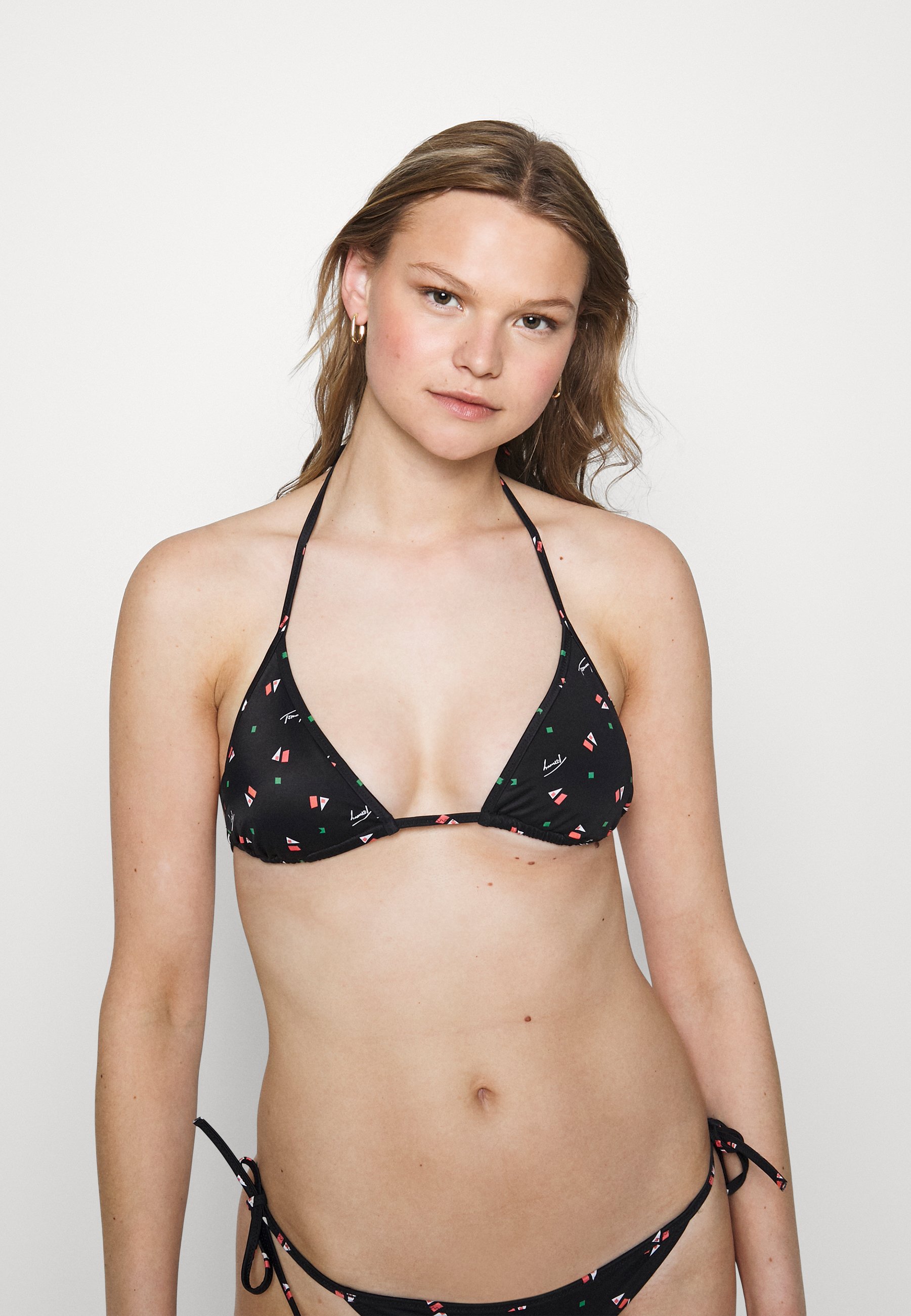 TRIANGLE PRINT - Bikini top