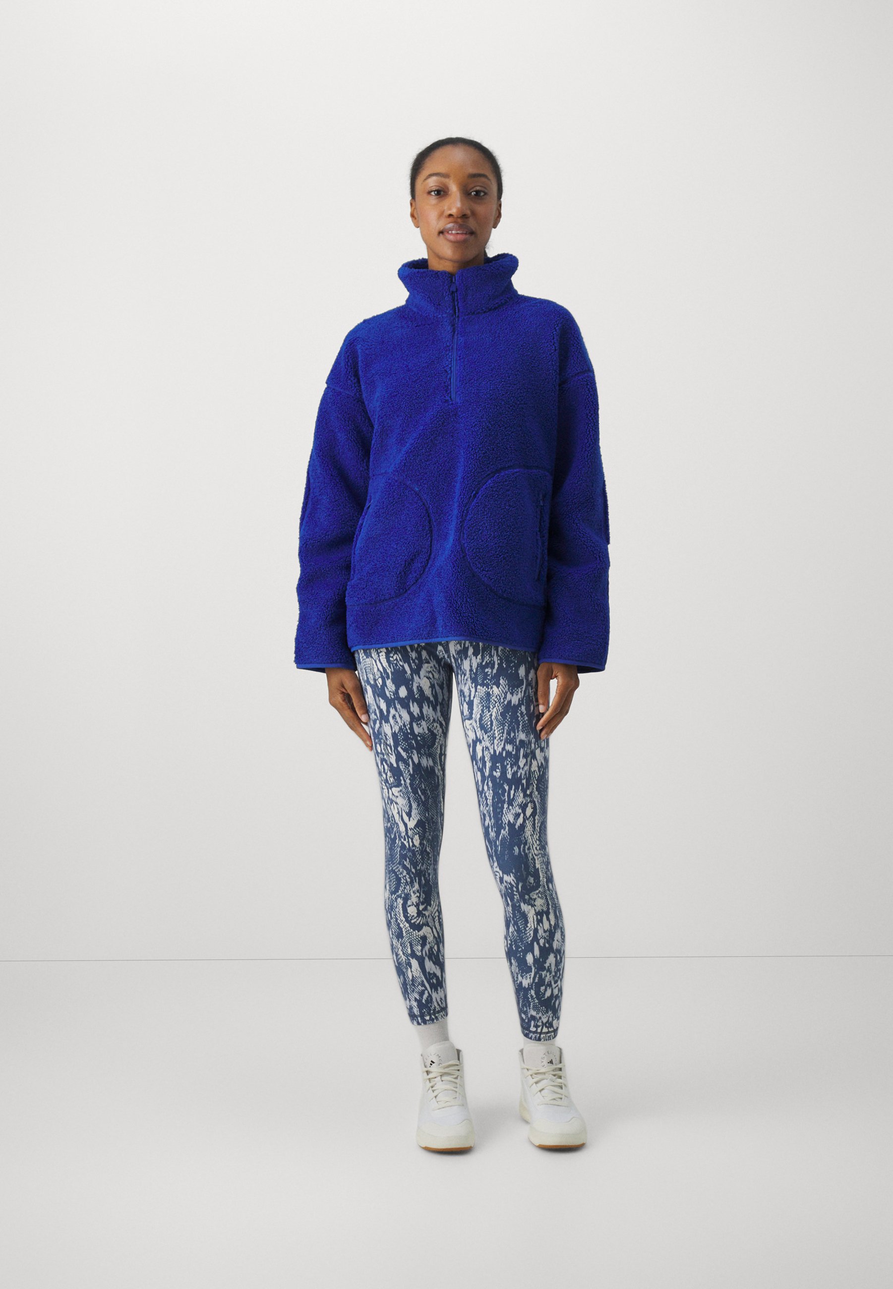 TEXTURED HALF ZIP - Fleece jumper