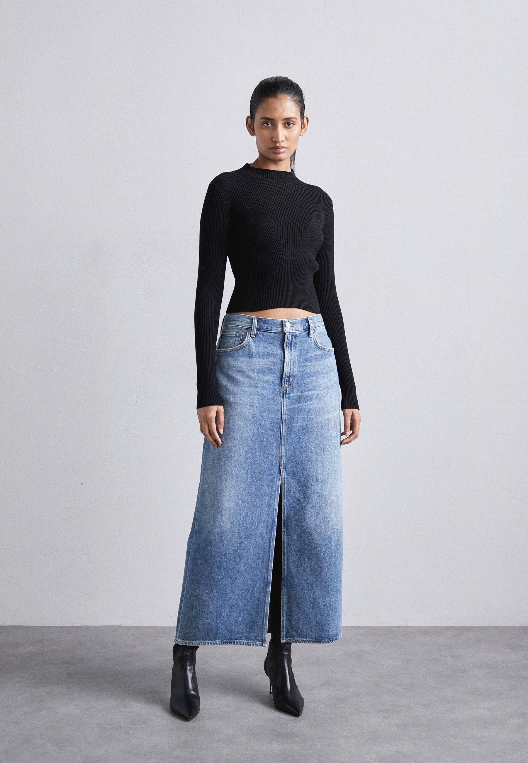 LEIF SKIRT - Denim skirt