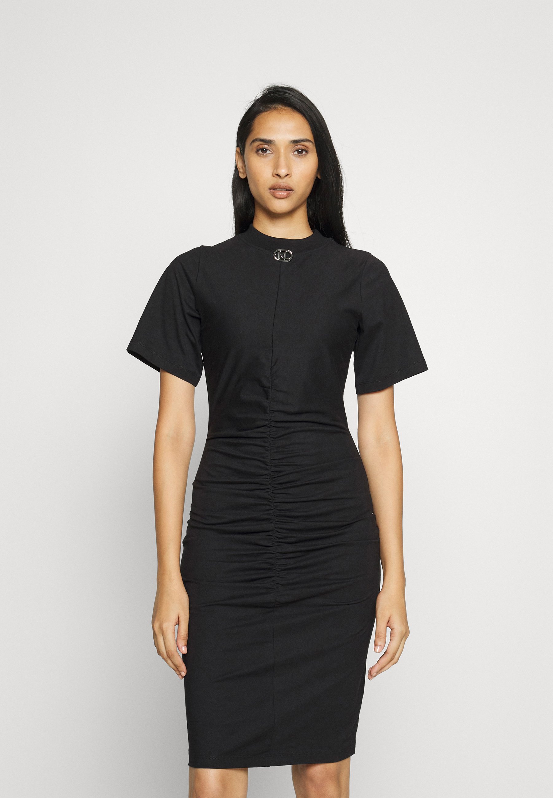 RUCHED TSHIRT DRESS - Shift dress
