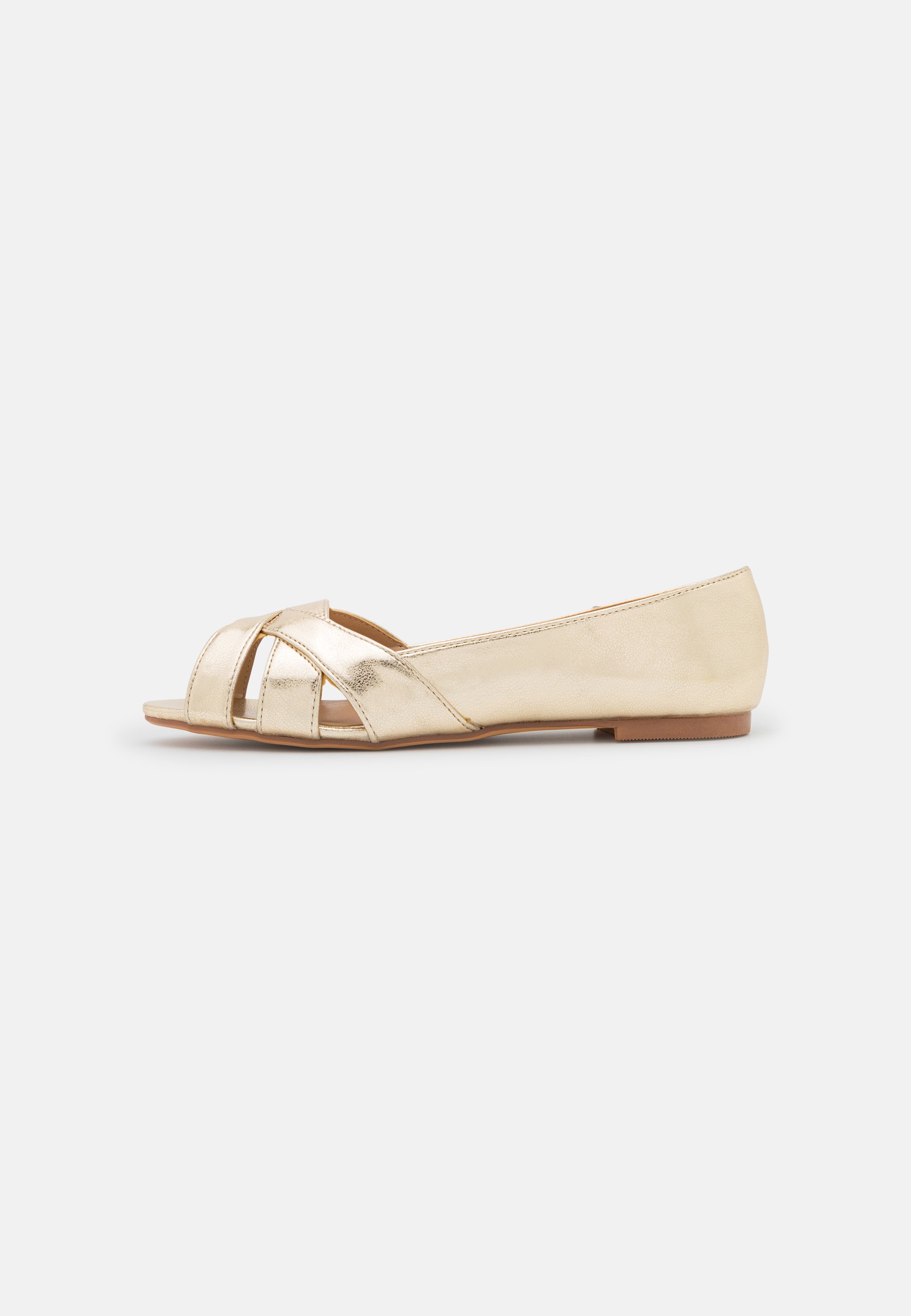 Peeptoe ballet pumps