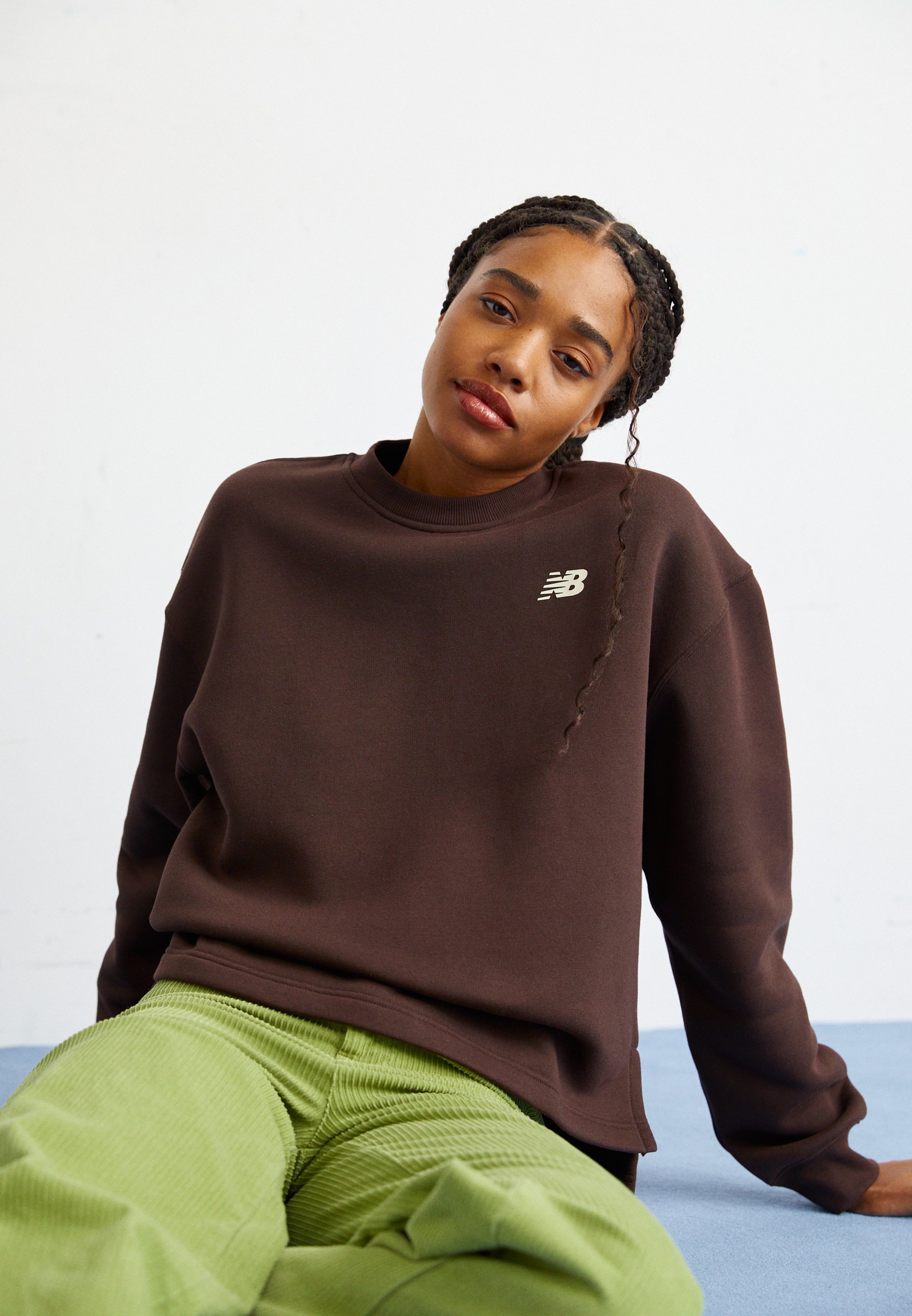 LINEAR HERITAGE BRUSHED BACK CREWNECK - Sweatshirt