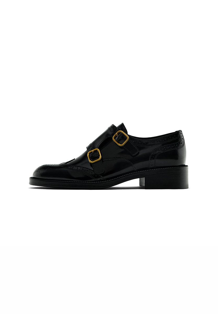 WITH DOUBLE BUCKLE - Slip-ons