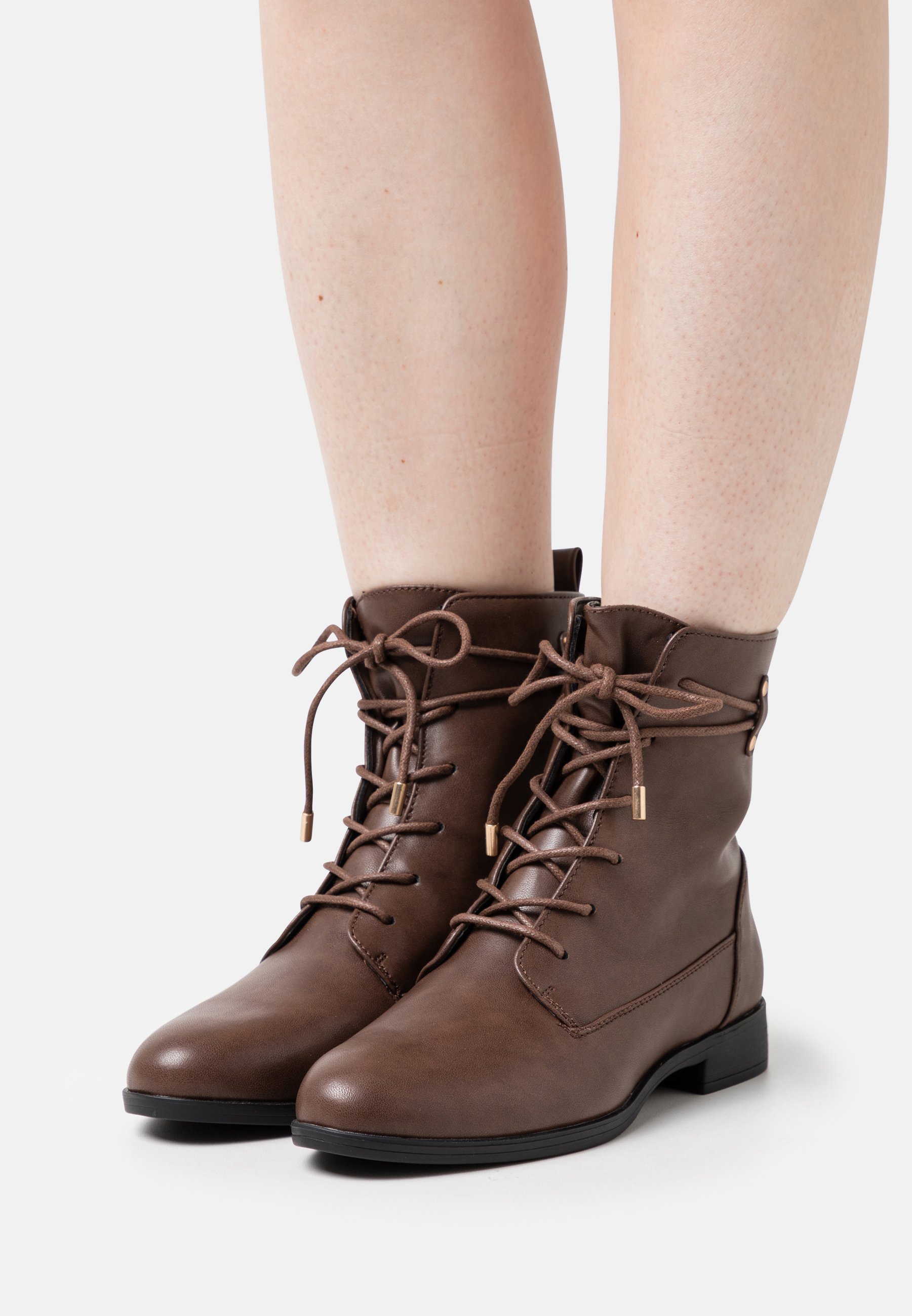 Lace-up ankle boots