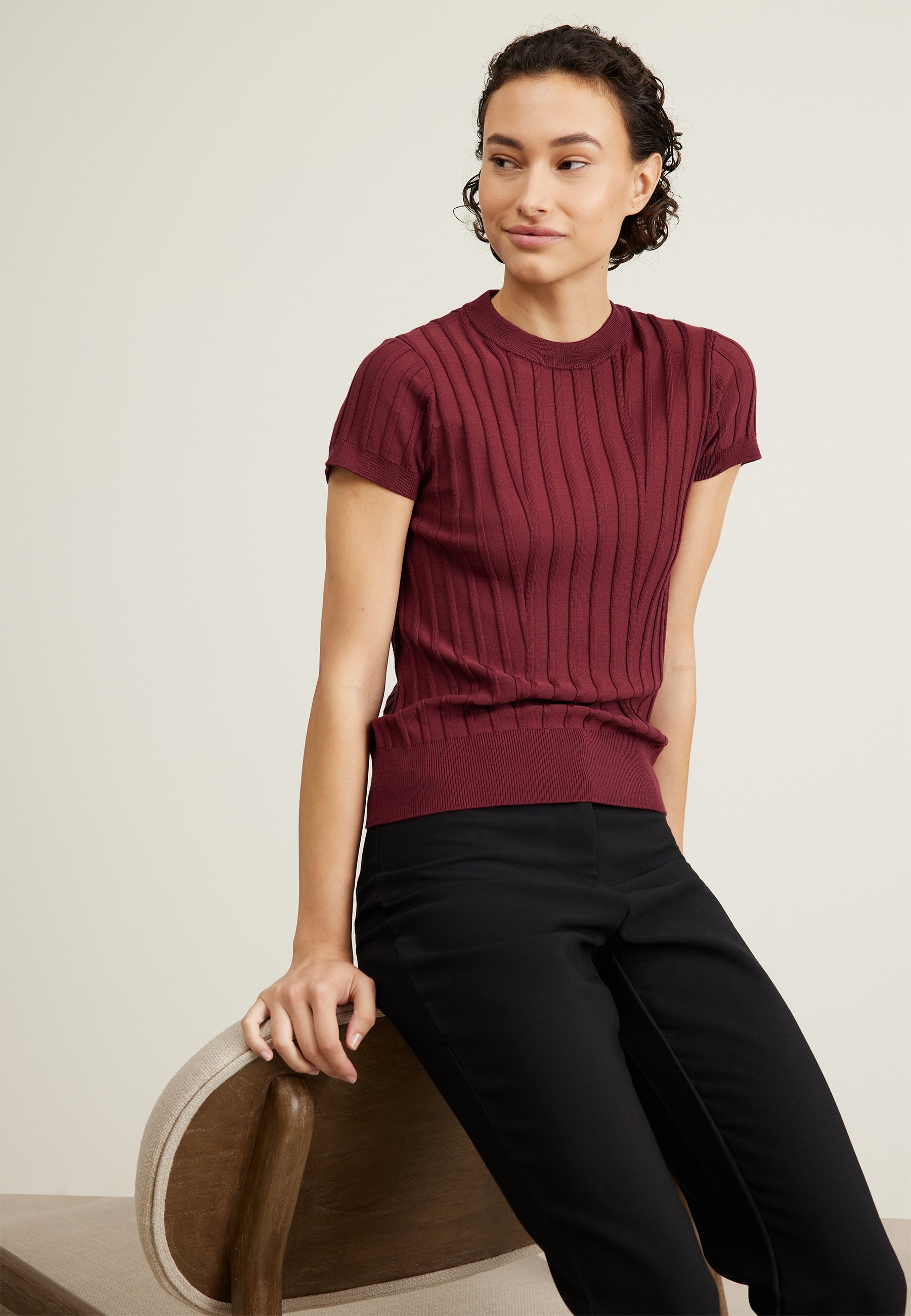 CAP WIDE TOP - Basic T-shirt