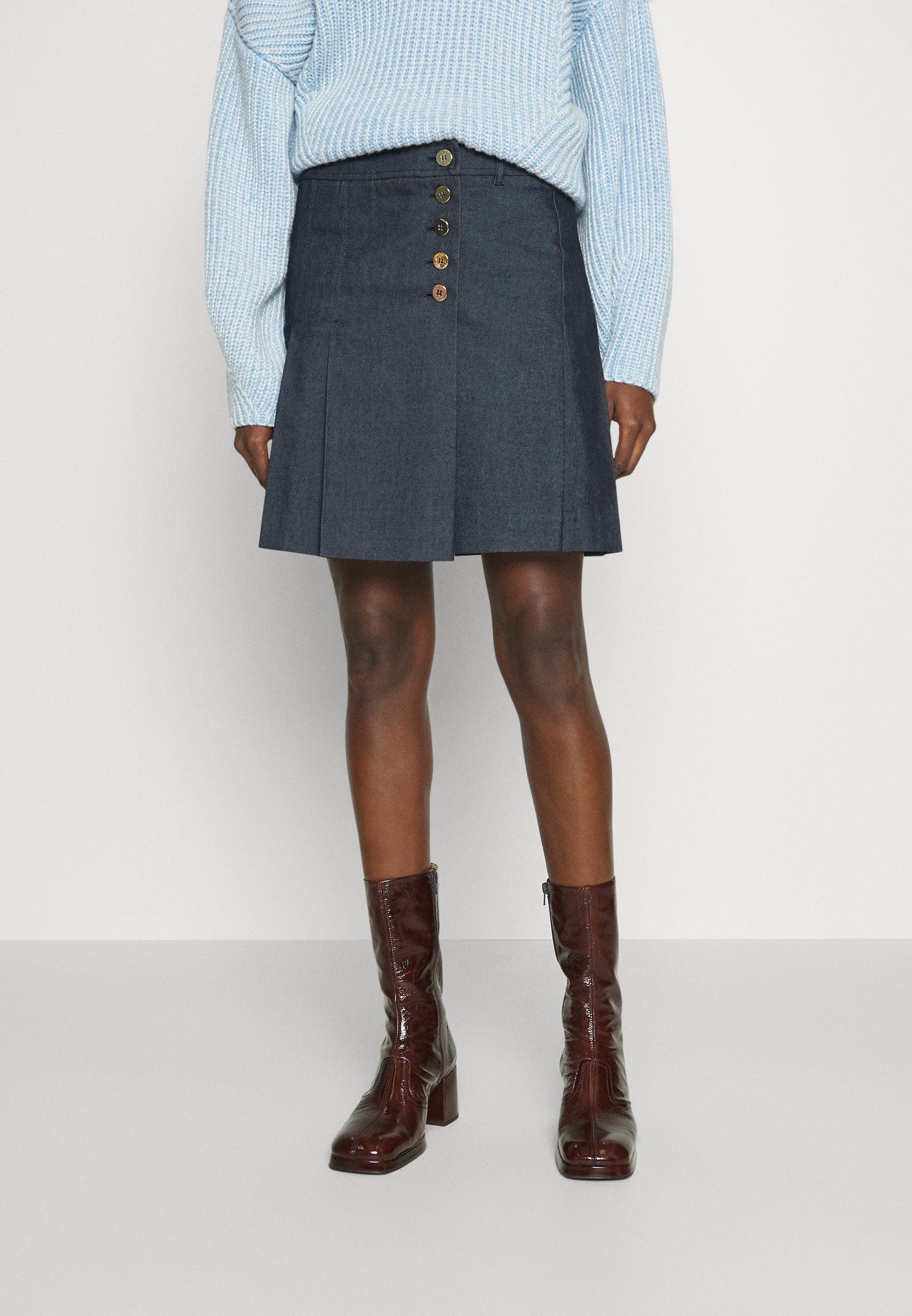 CLUNY - Denim skirt