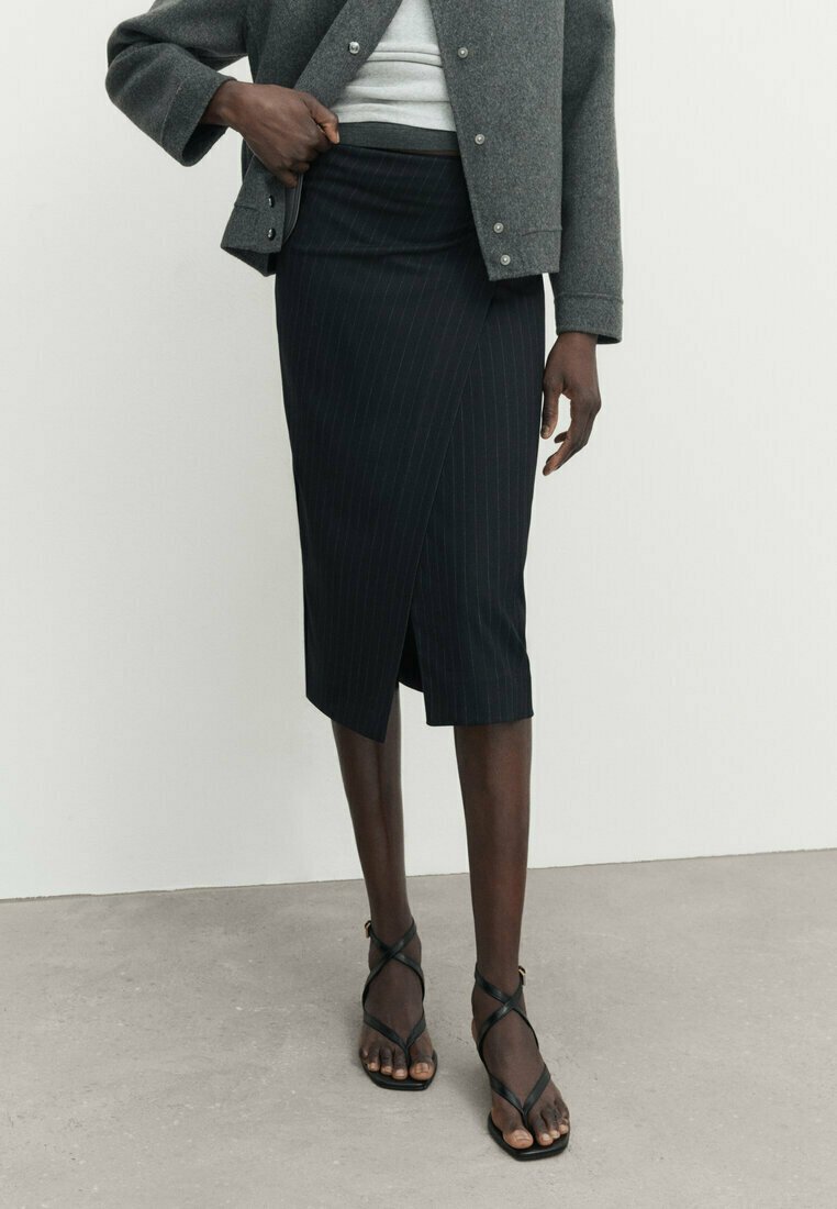 PINSTRIPE PAREO - A-line skirt