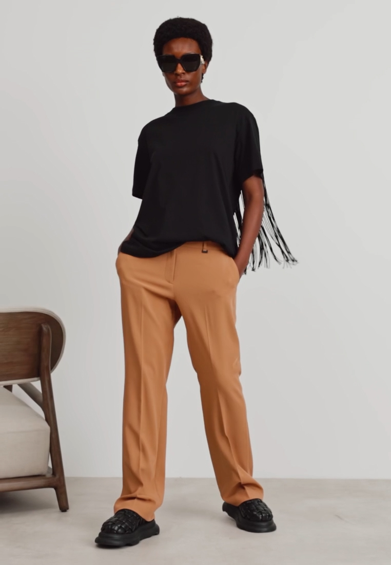 SLIM BOOTCUT PANT - Trousers