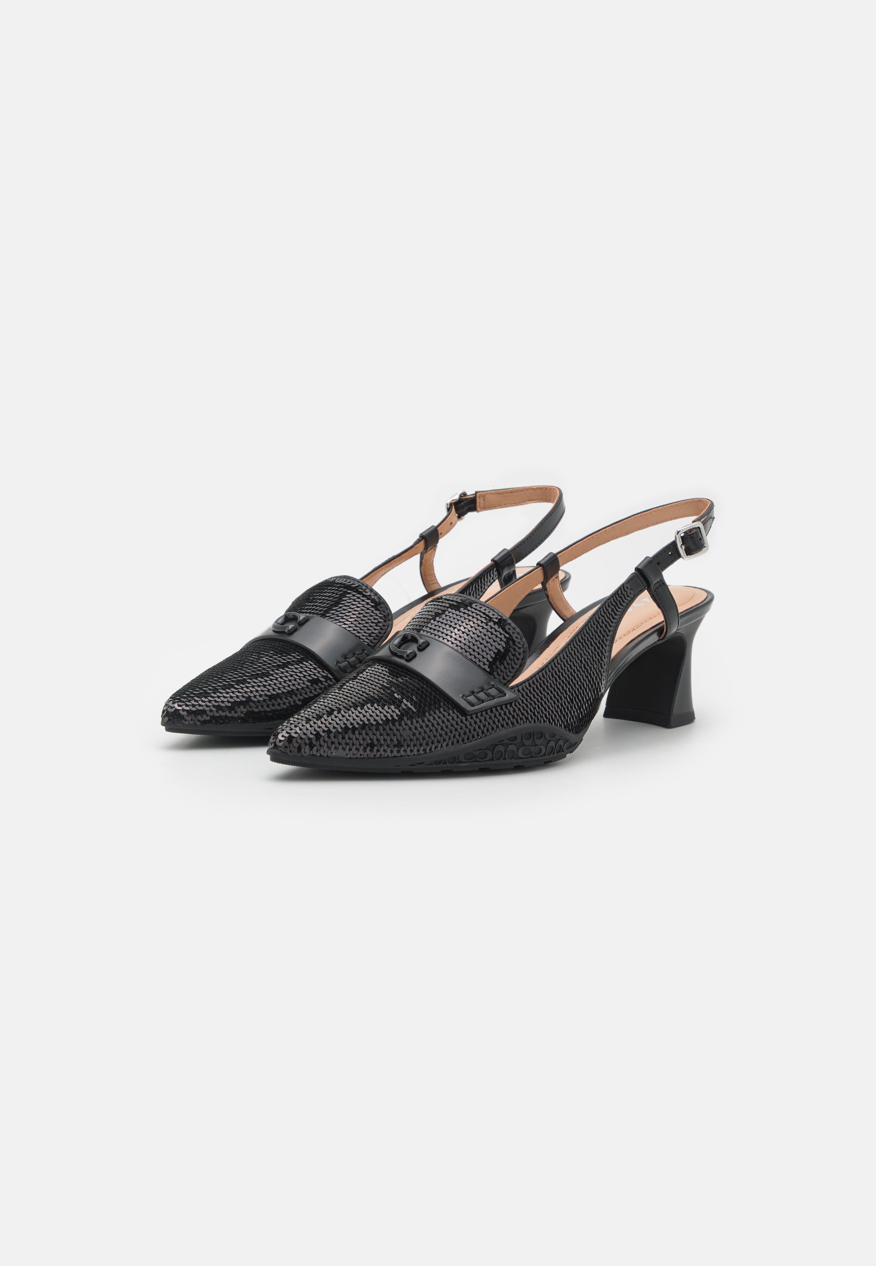 NIKOLA SEQUIN HYBRID SLINGBACK - Classic heels