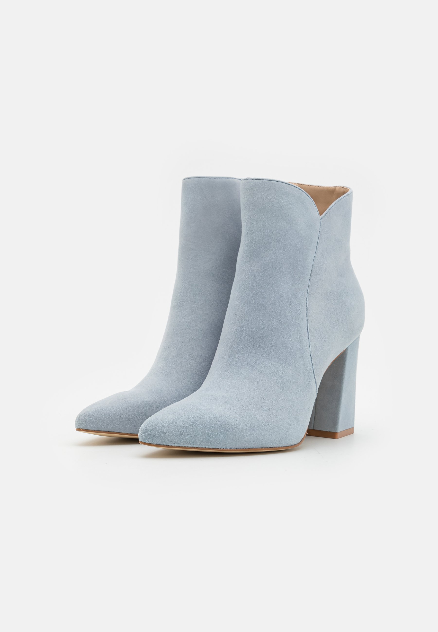 LEATHER - High heeled ankle boots