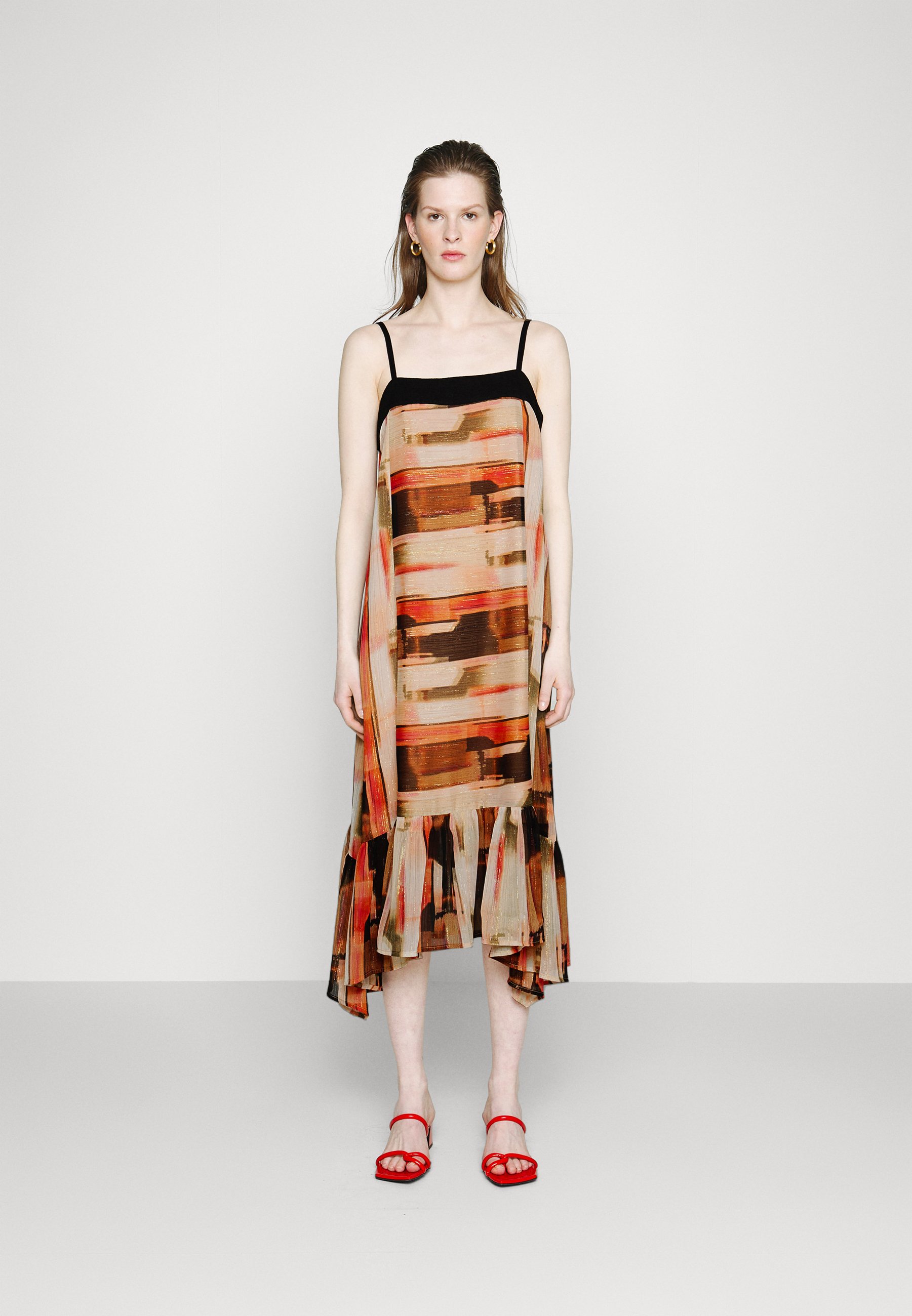 PRNT ASYM HEM DRESS - Cocktail dress / Party dress