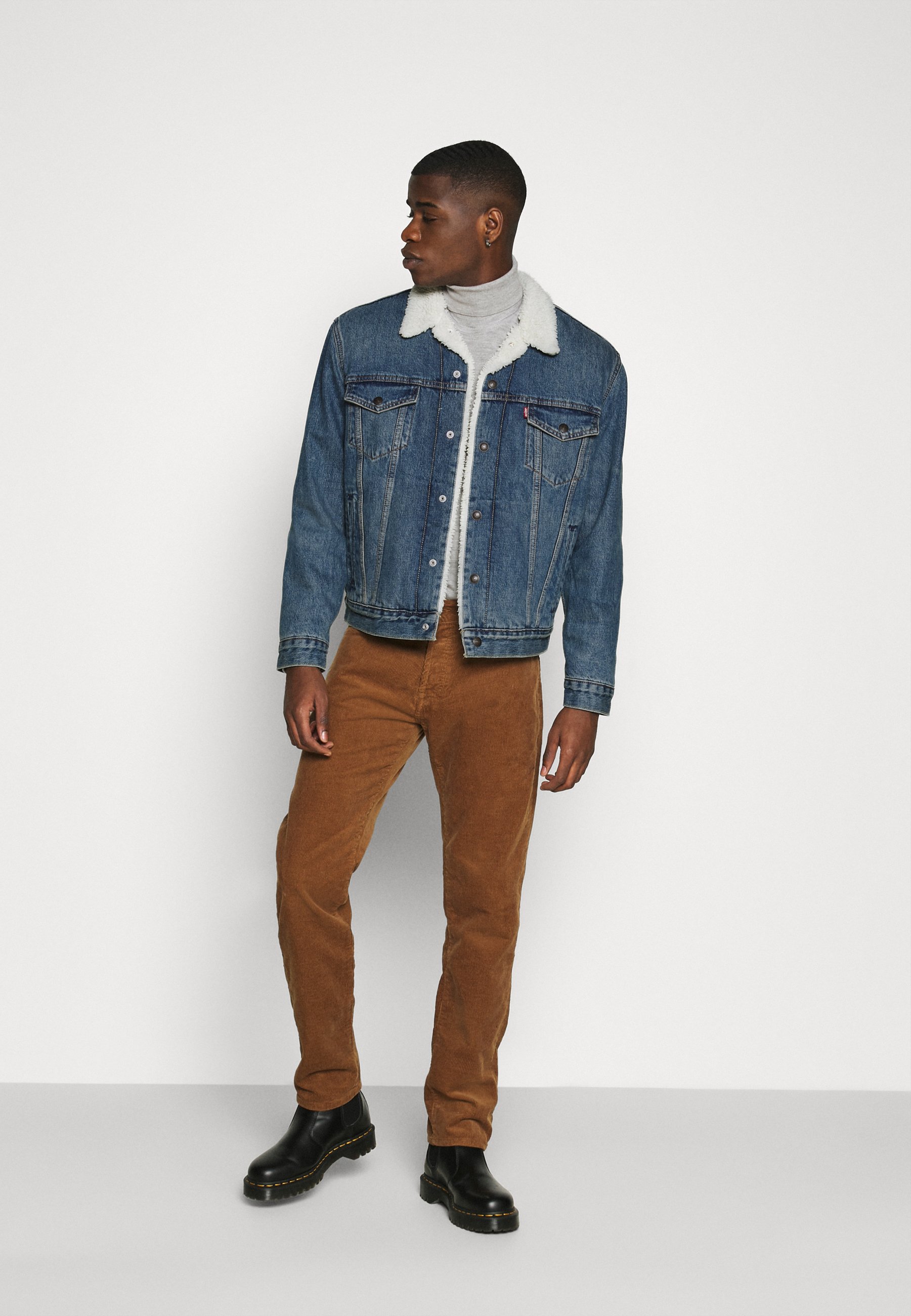 TYPE 3 SHERPA TRUCKER - Denim jacket