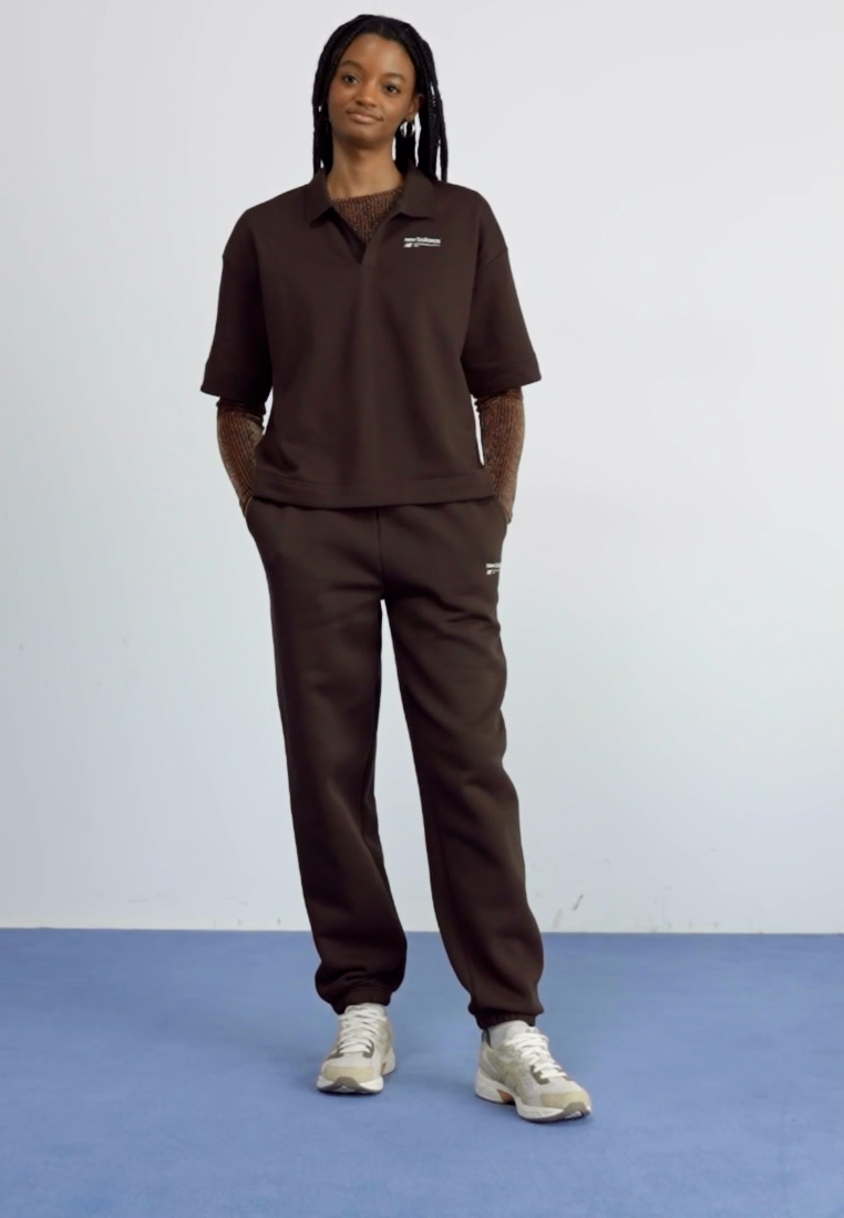LINEAR HERITAGE BRUSHED BACK - Tracksuit bottoms
