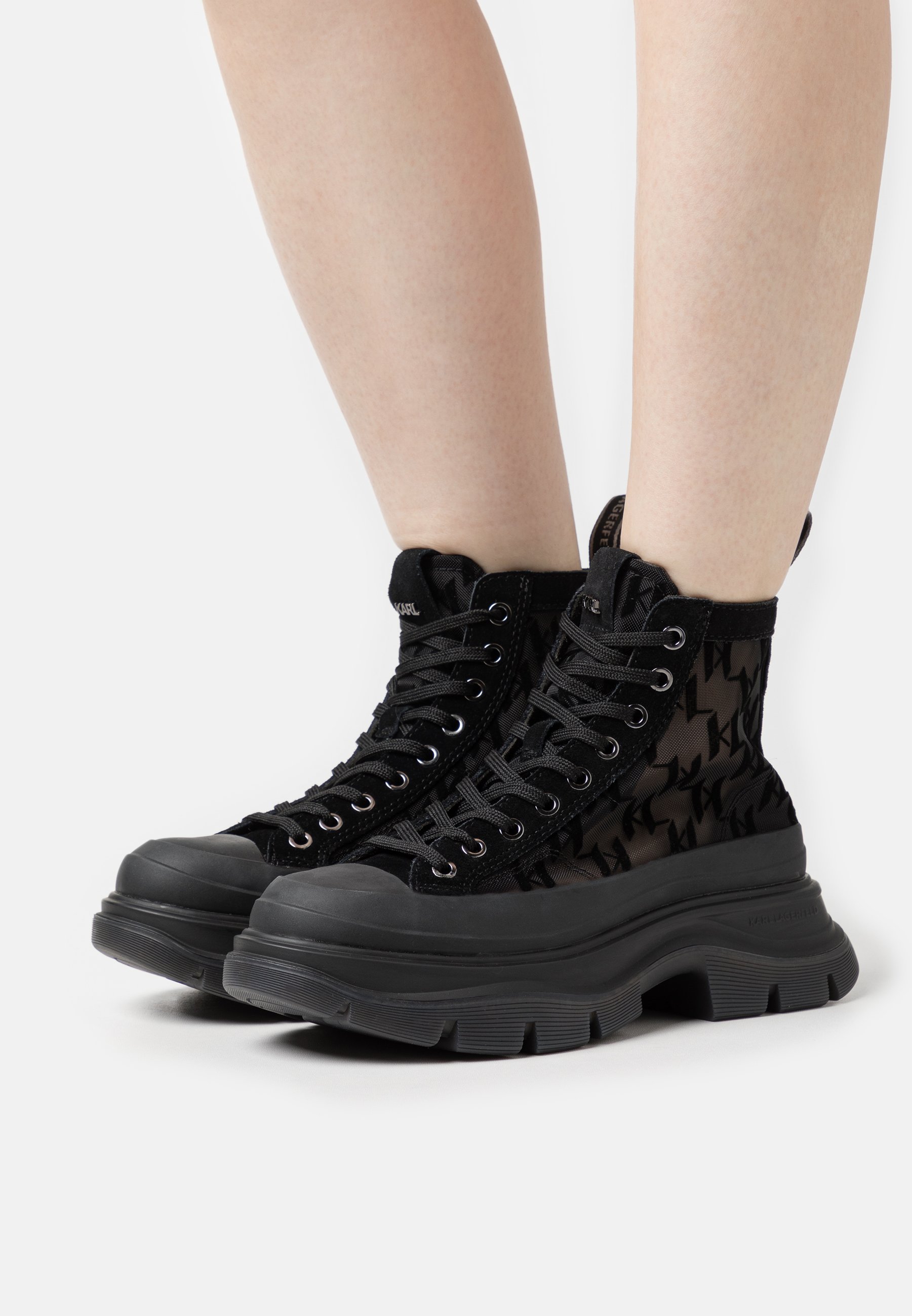 LUNA MONO FLOCKING BOOT - Classic ankle boots