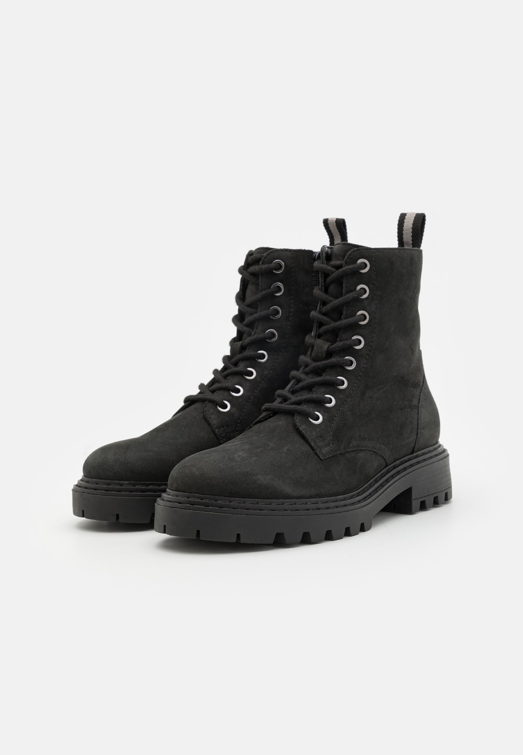 LEATHER - Lace-up ankle boots