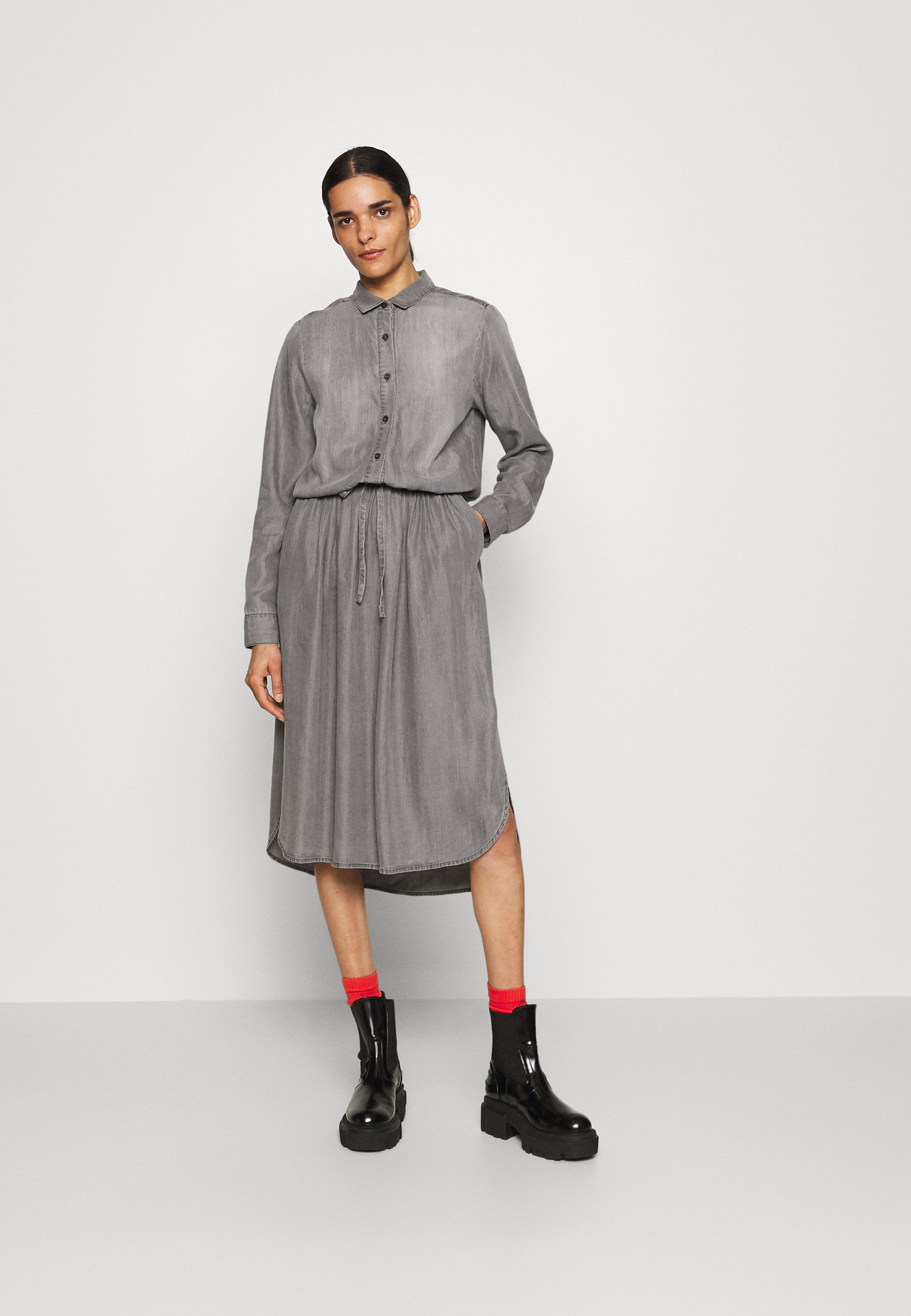 MIDI DRESS - Shirt dress