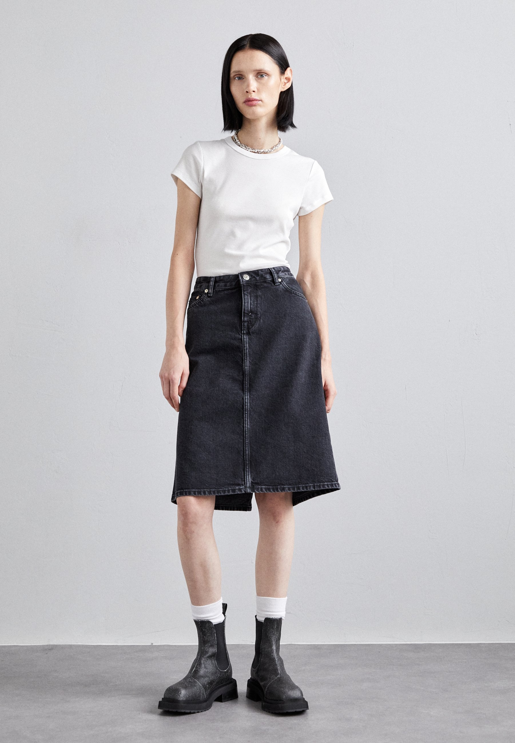 MIDI SKIRT - A-line skirt