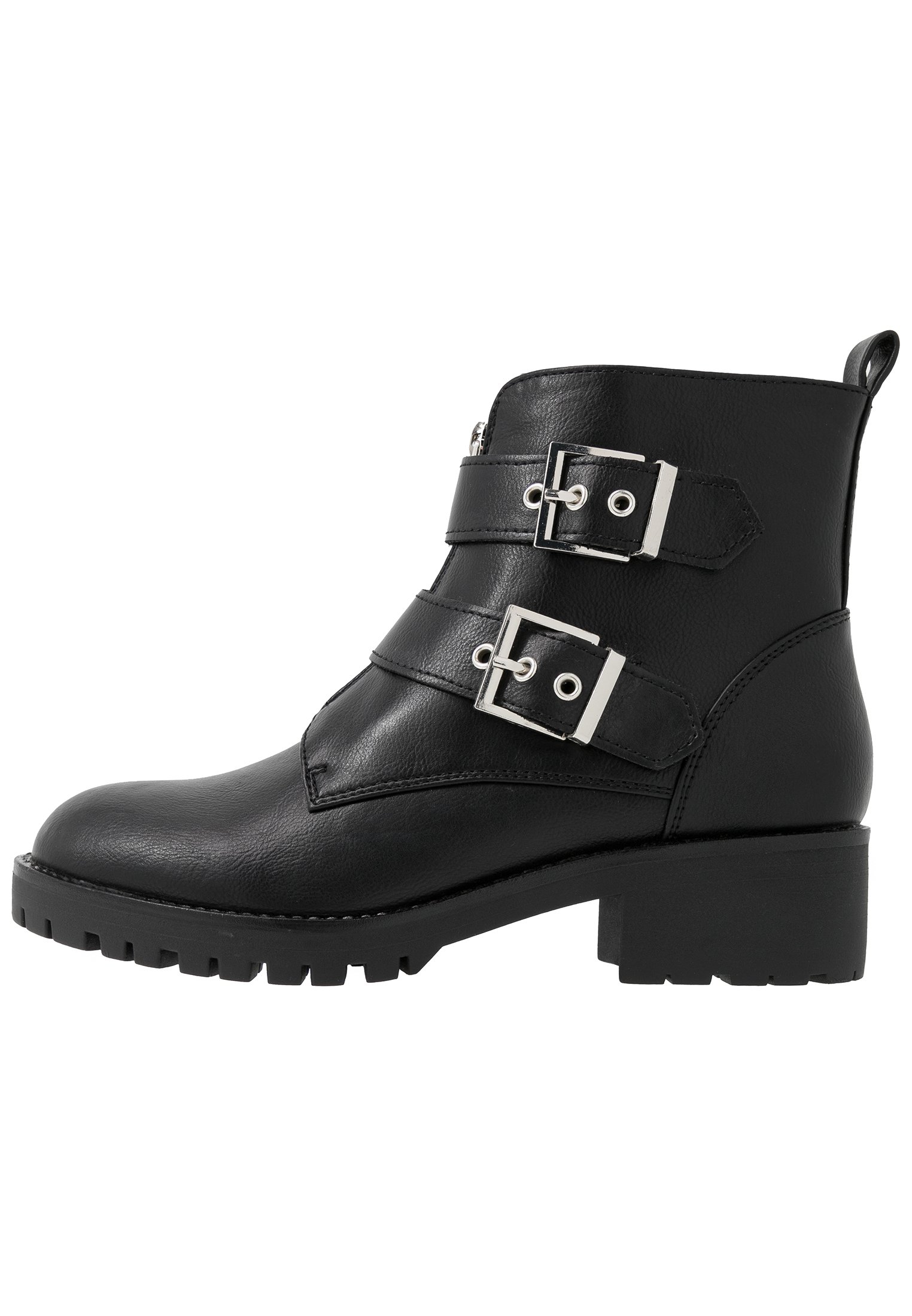 Cowboy/biker ankle boot