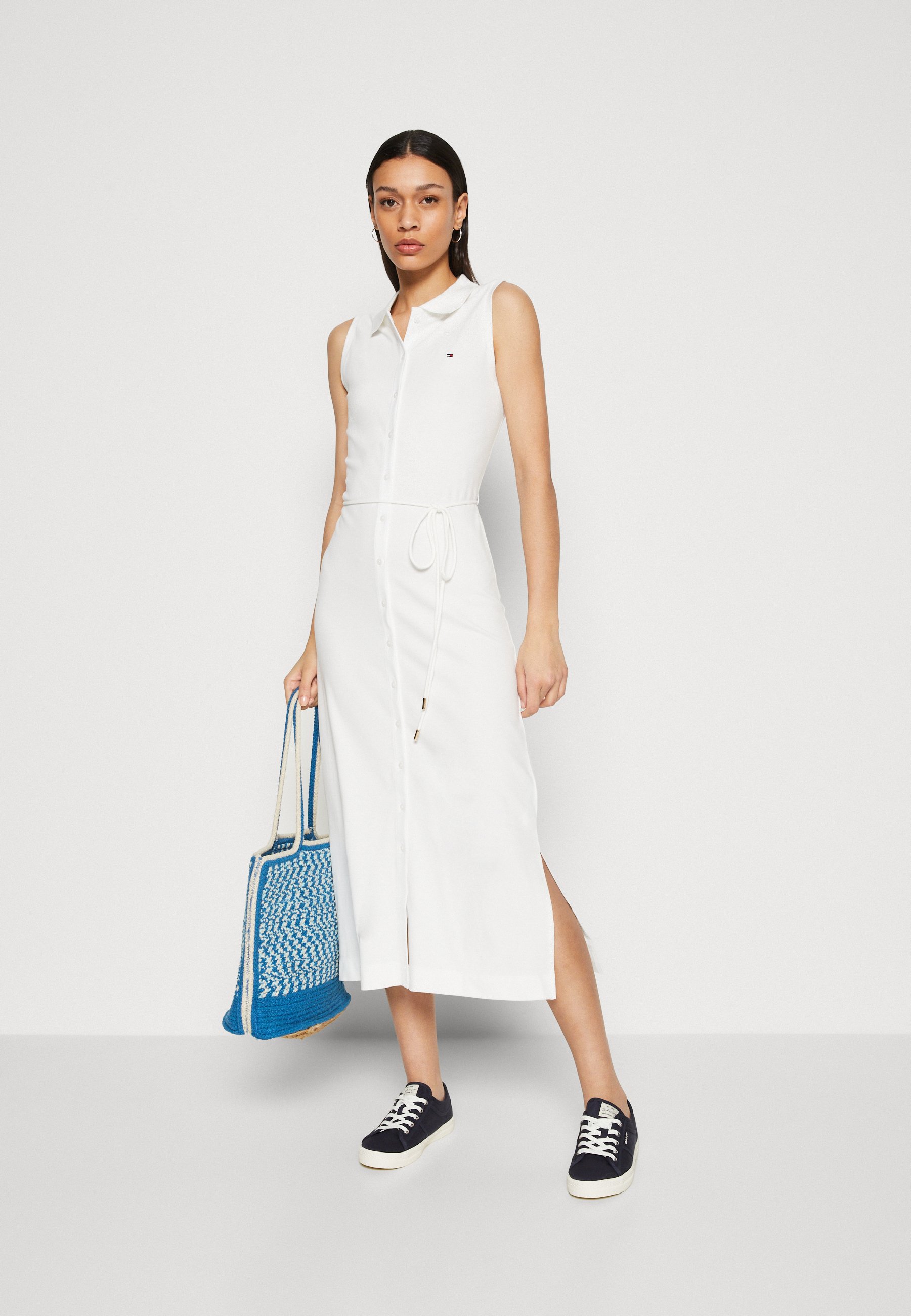 SLM COLLR DTAIL MIDI DRS NS - Shirt dress