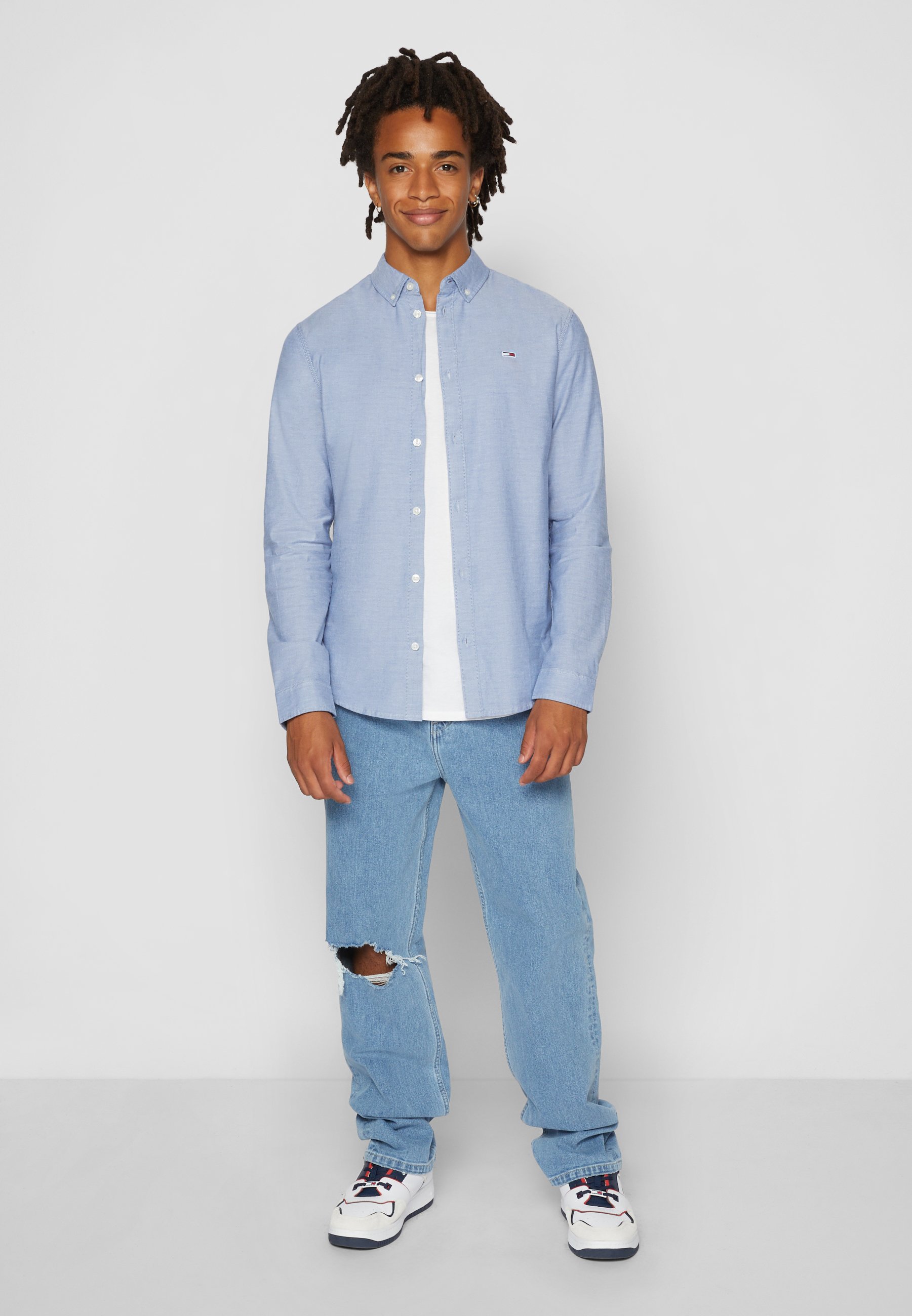 SLIM STRETCH OXFORD SHIRT - Shirt