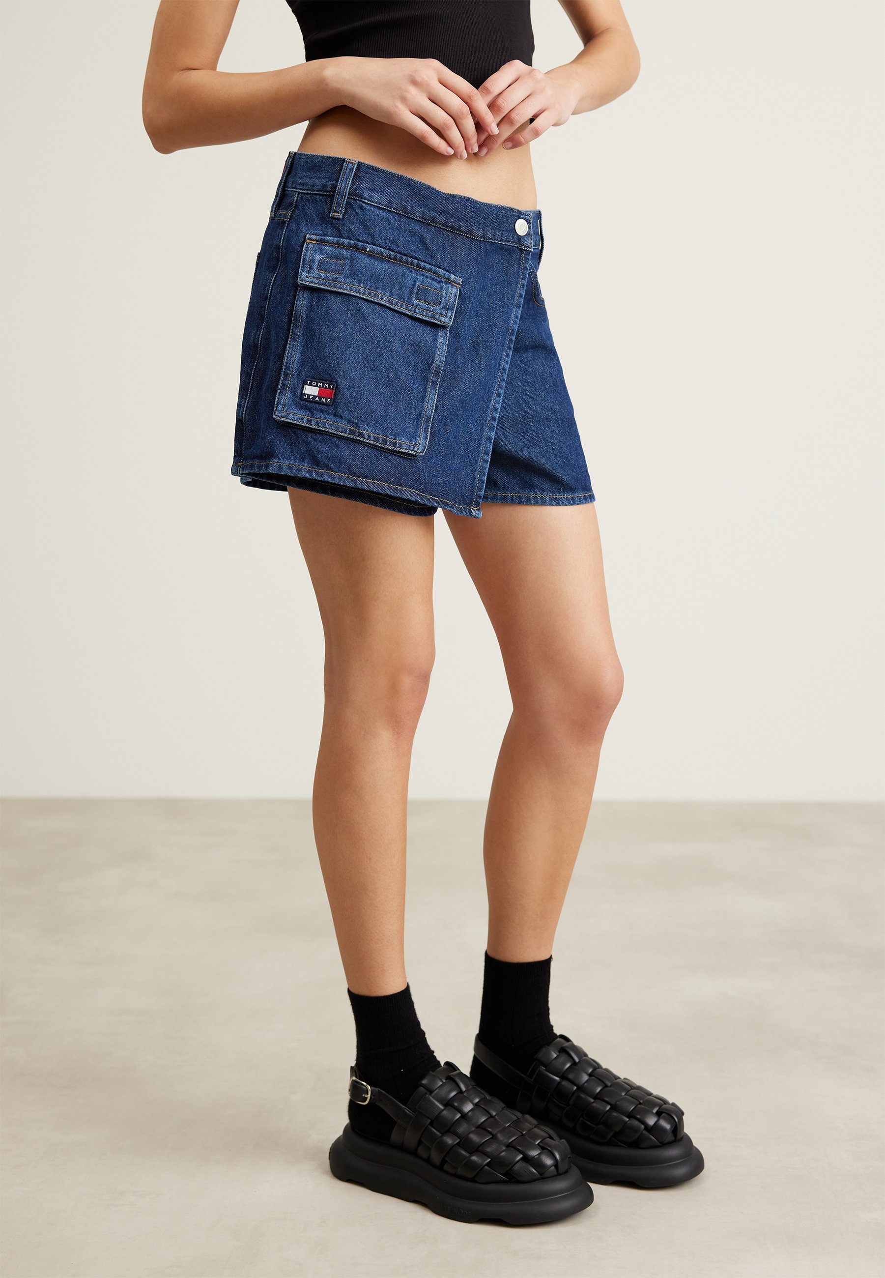 WORKWEAR SKORT - Denim shorts
