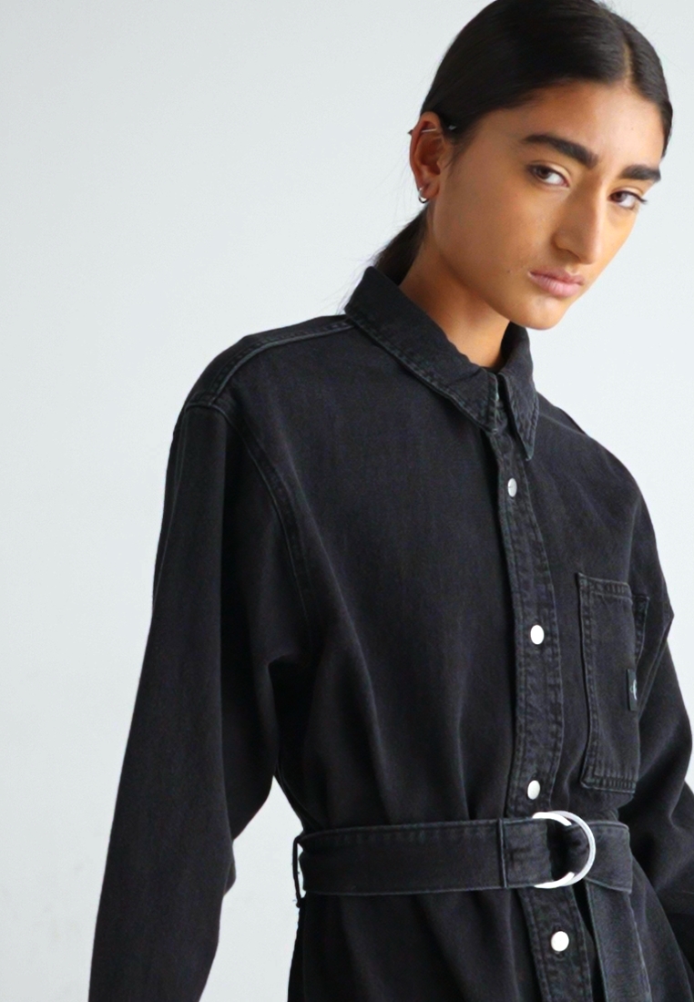 UTILITY DRESS - Denim dress