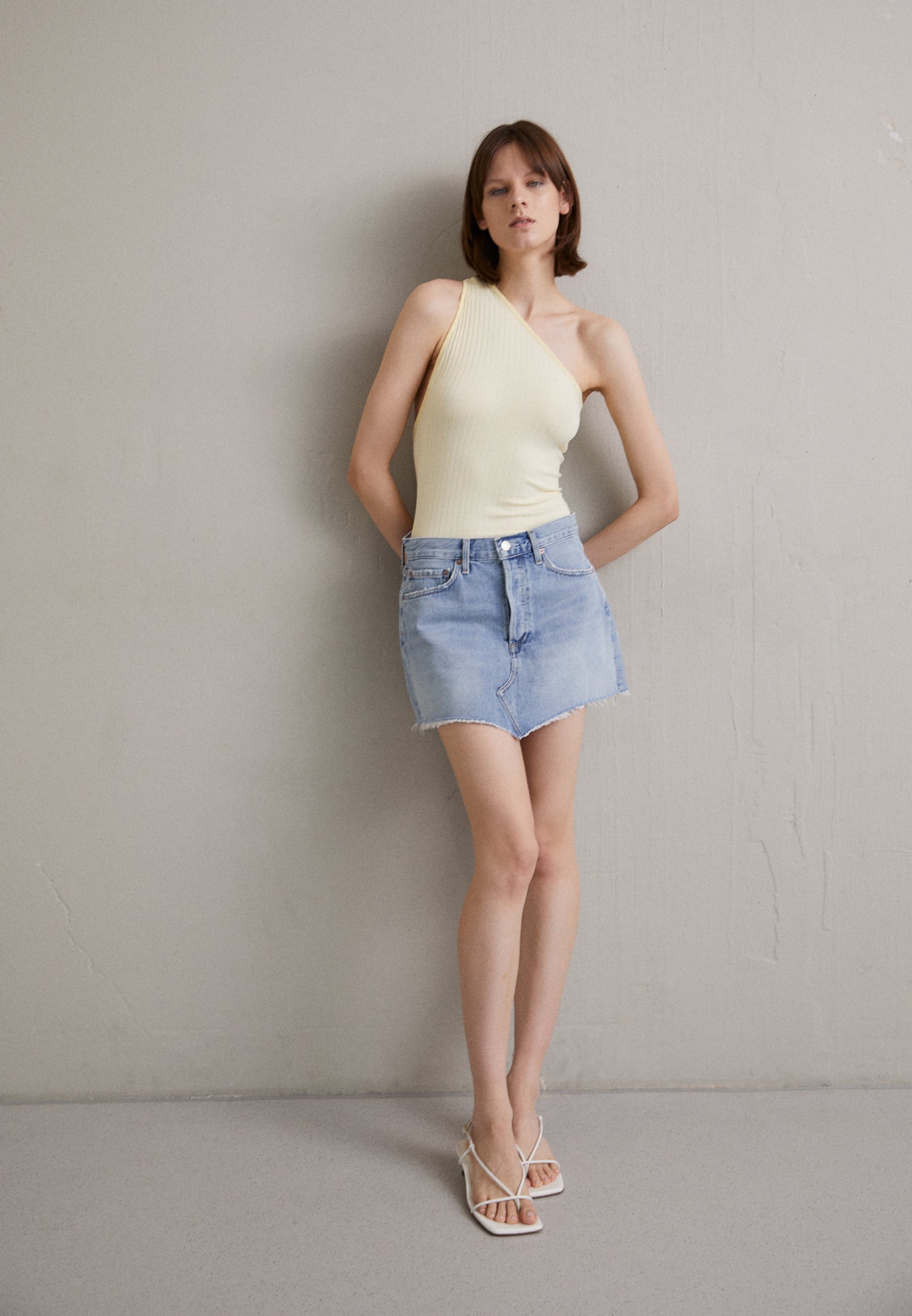 PARKER ANGLED SKIRT - A-line skirt