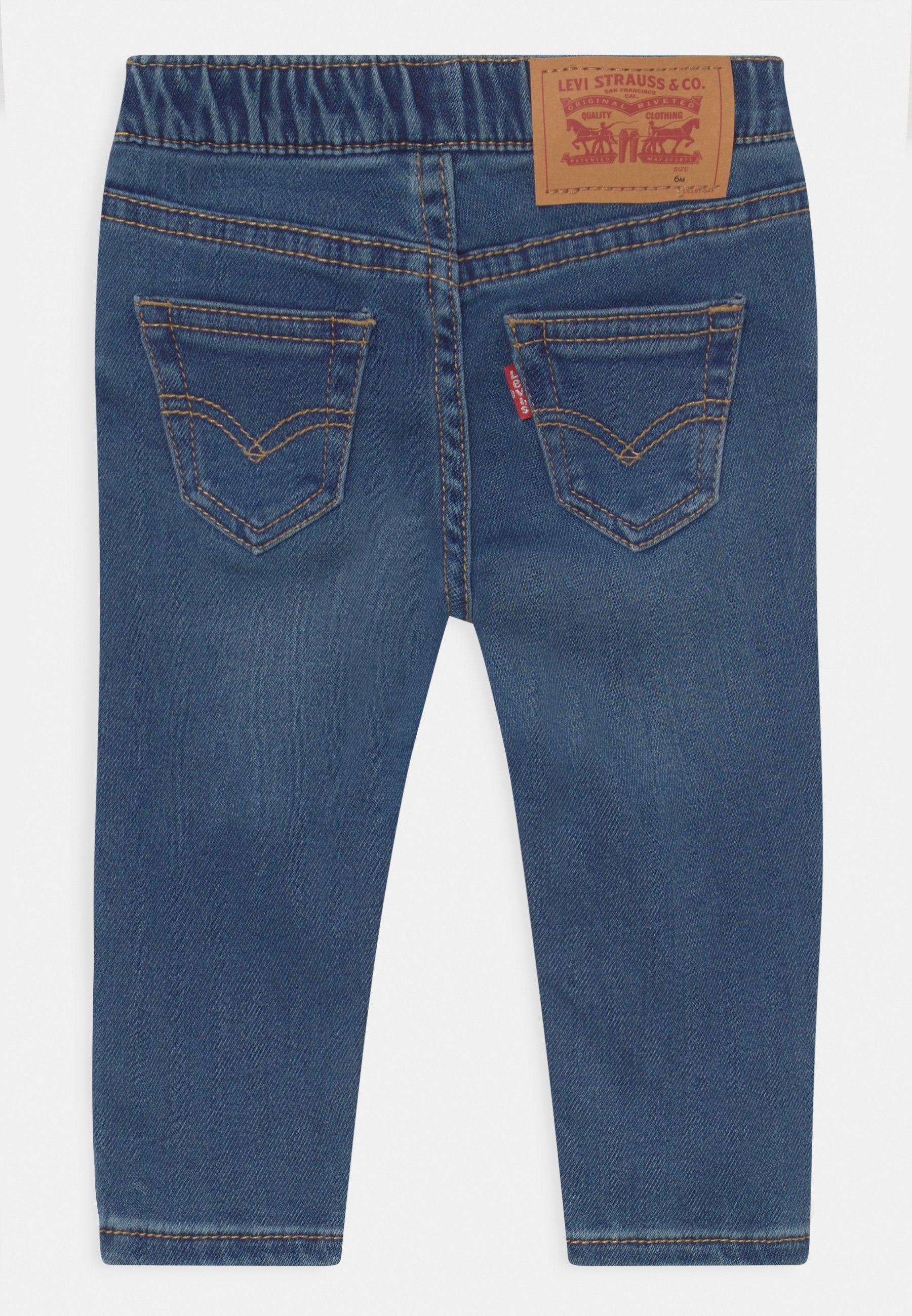 DOBBY PULL ON PANTS - Jeans Skinny Fit