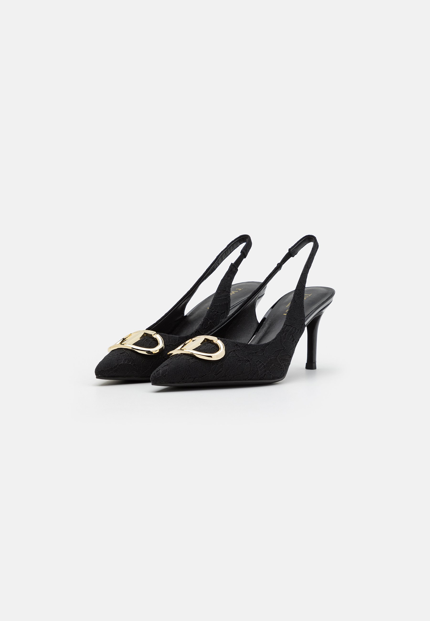 SCARPA SLINGBACK CON TACCO IN PIZZO - Classic heels