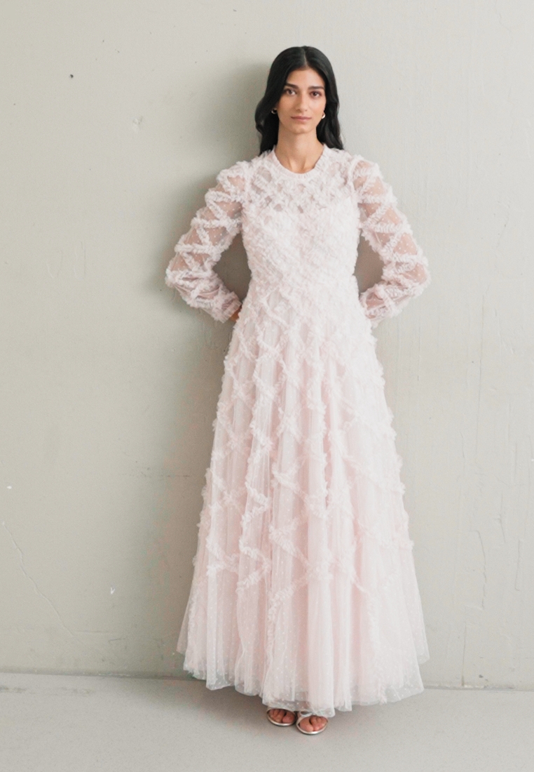 EVELYN LONG SLEEVE GOWN - Occasion wear