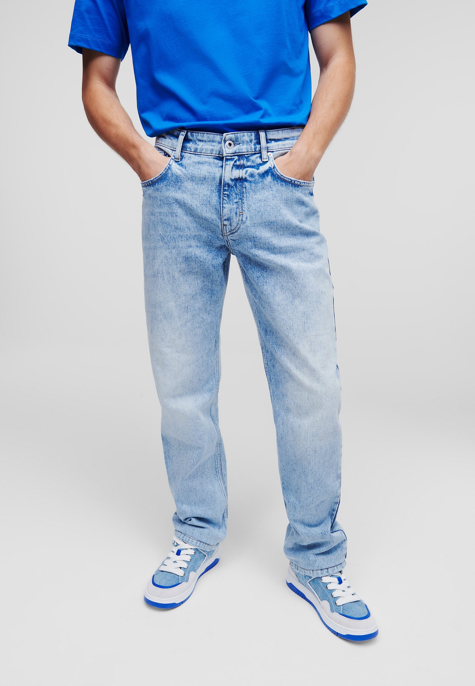 Straight leg jeans