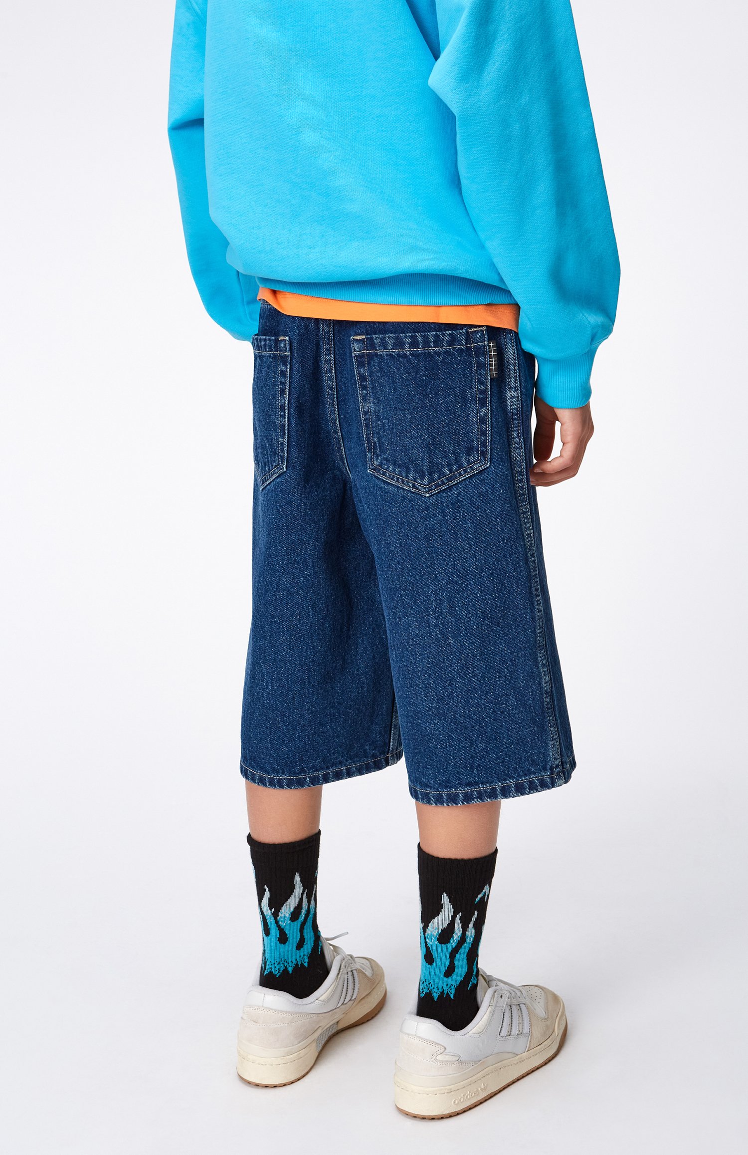 ALPHA - Denim shorts