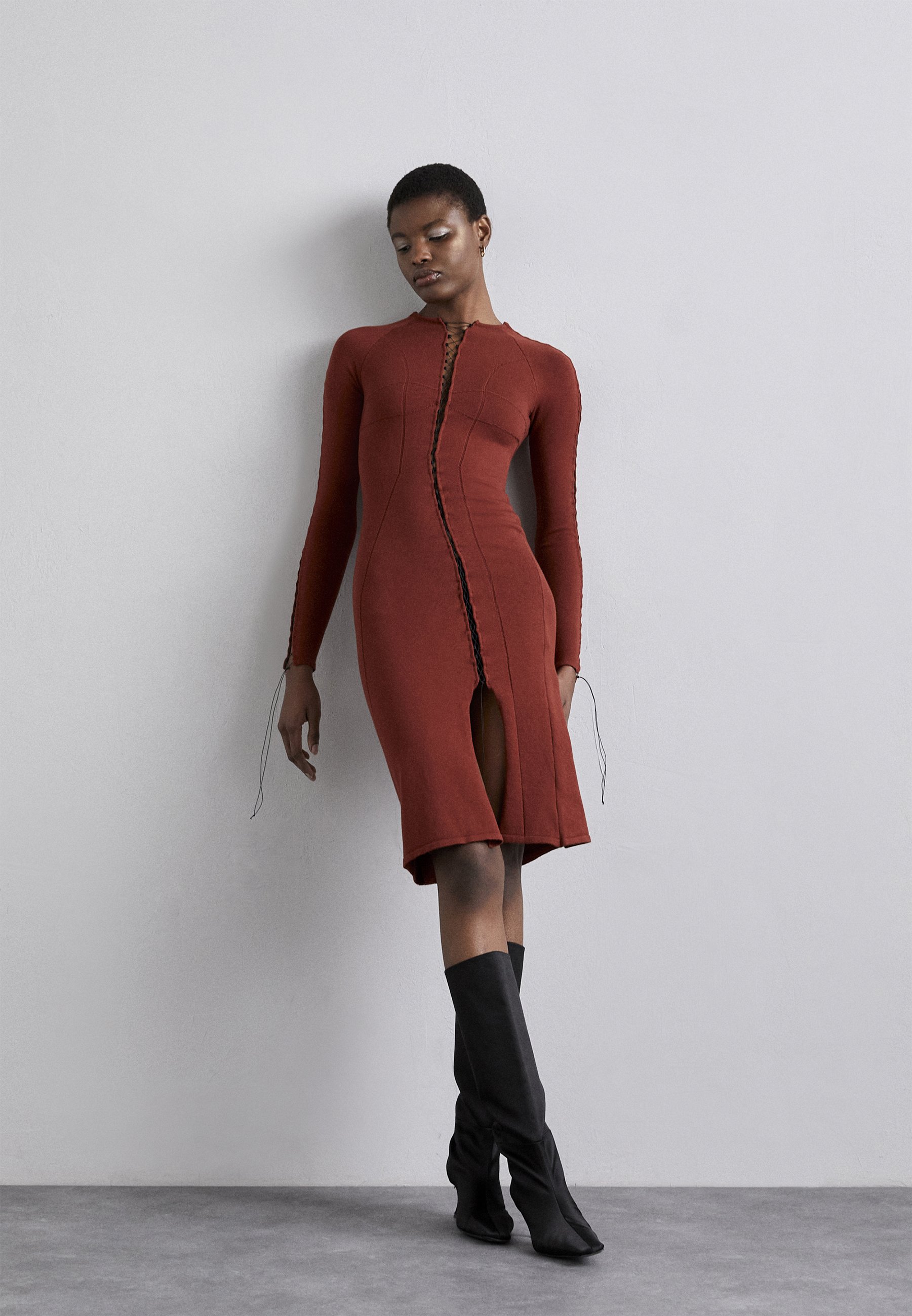 YUI BRICK DRESS - Jumper dress