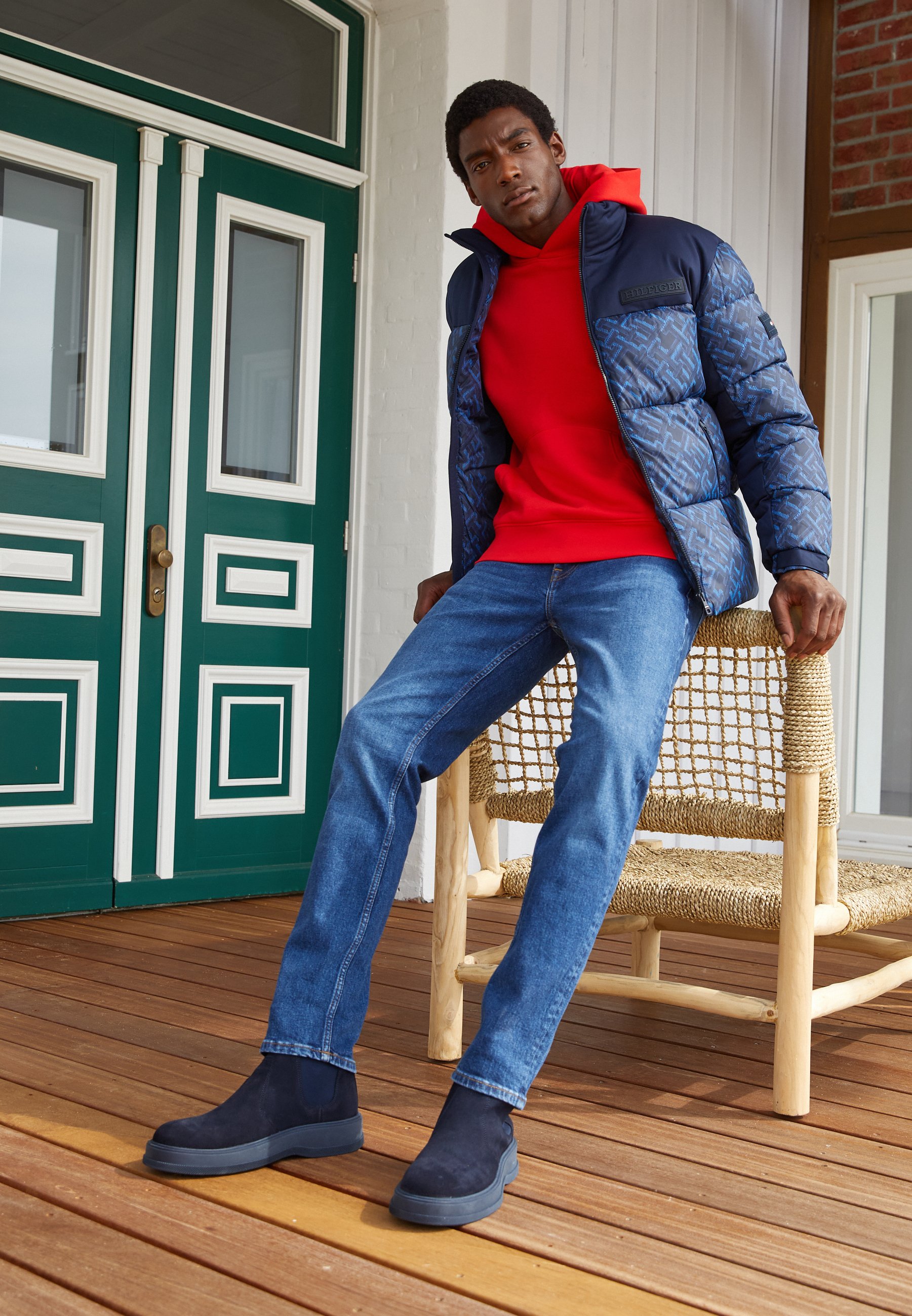 NEW YORK MONOGRAM PUFFER - Short coat