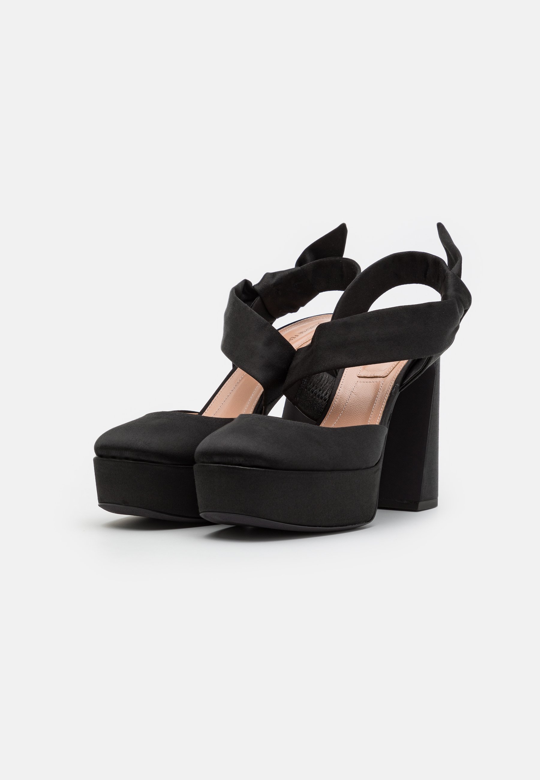 EVENING BOW - Platform heels