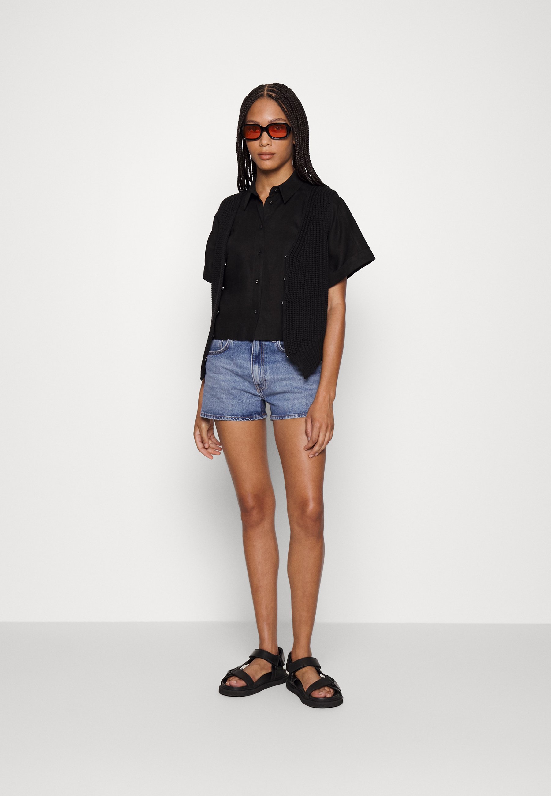 Denim shorts