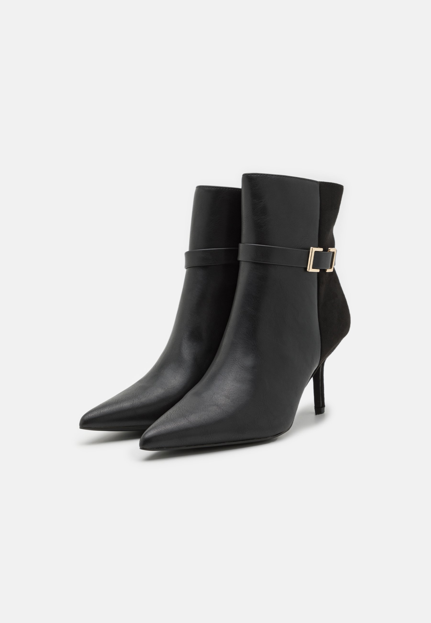 High heeled ankle boots