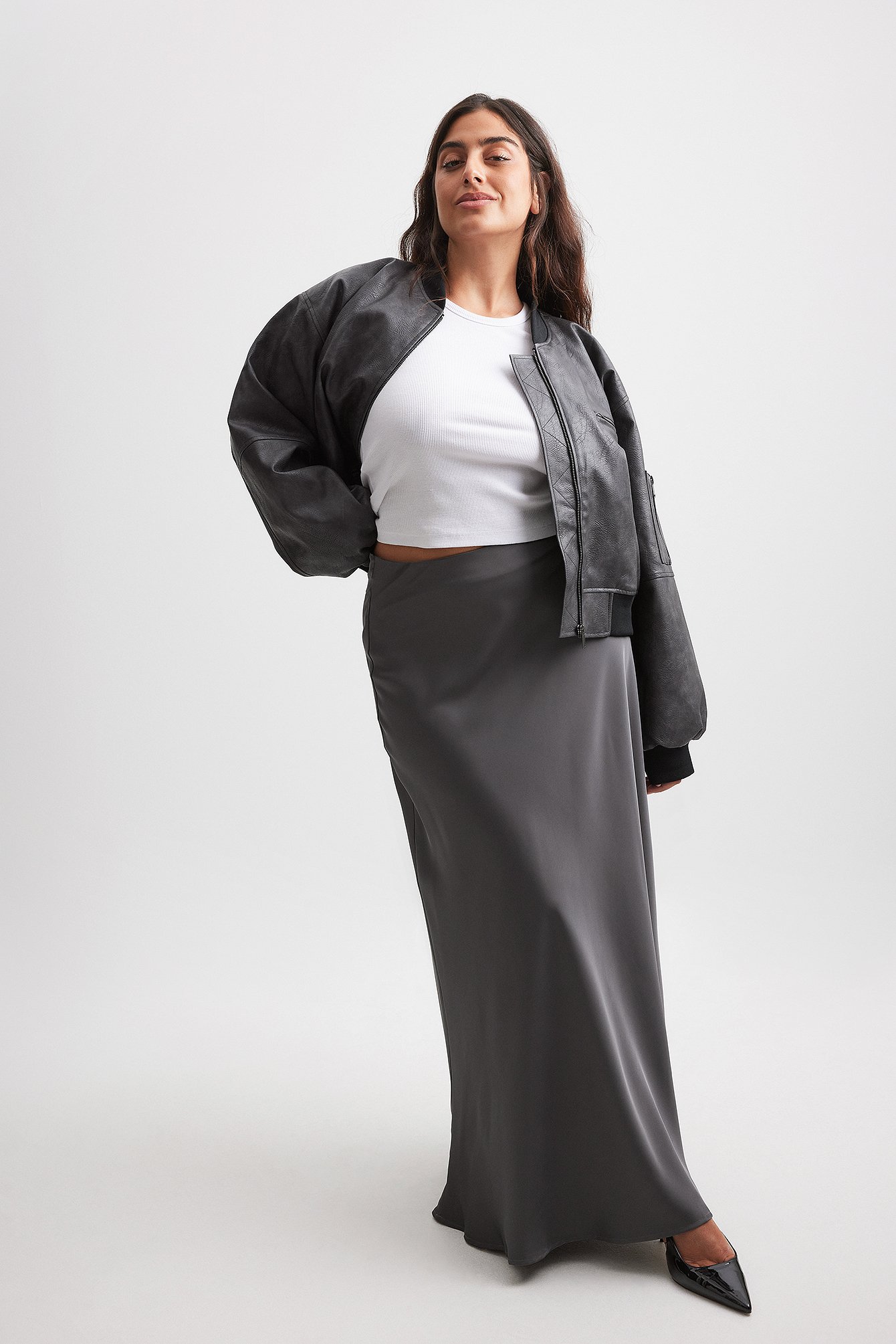 MID WAIST SKIRT - Maxi skirt
