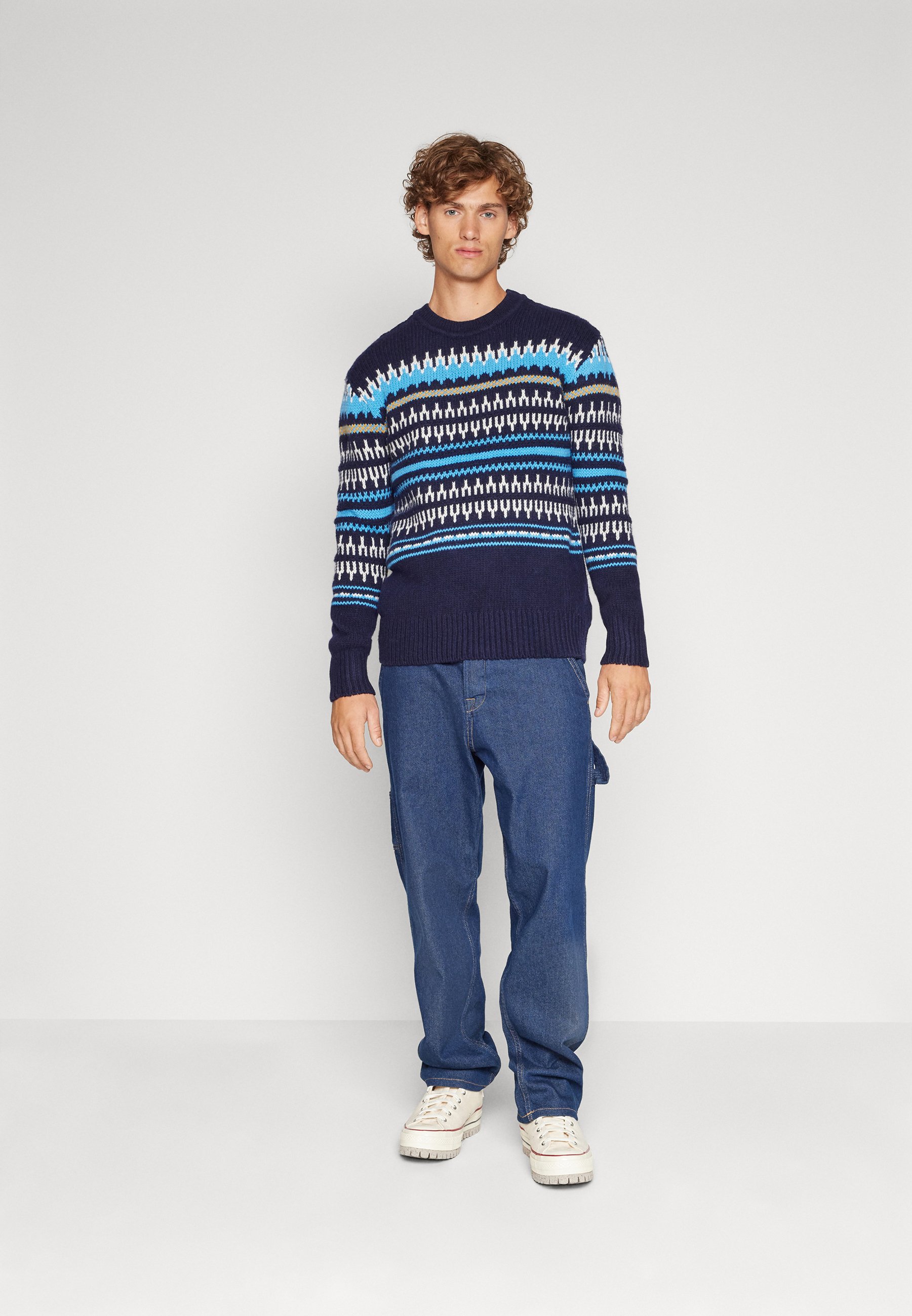 KNITTED PATTERN CREW NECK - RWS - Jumper