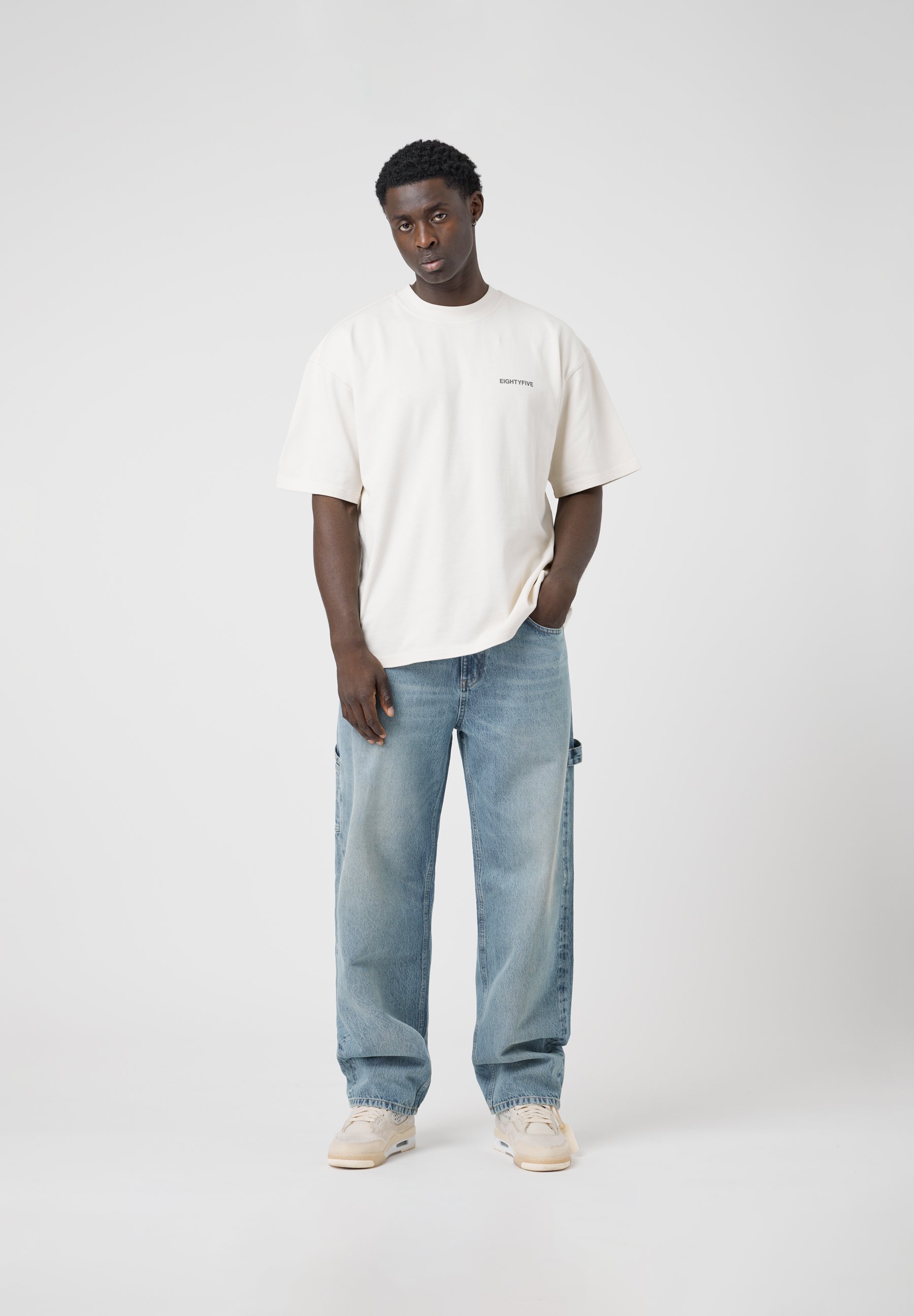 BAGGY JEANS WITH LOOP - Relaxed fit jeans