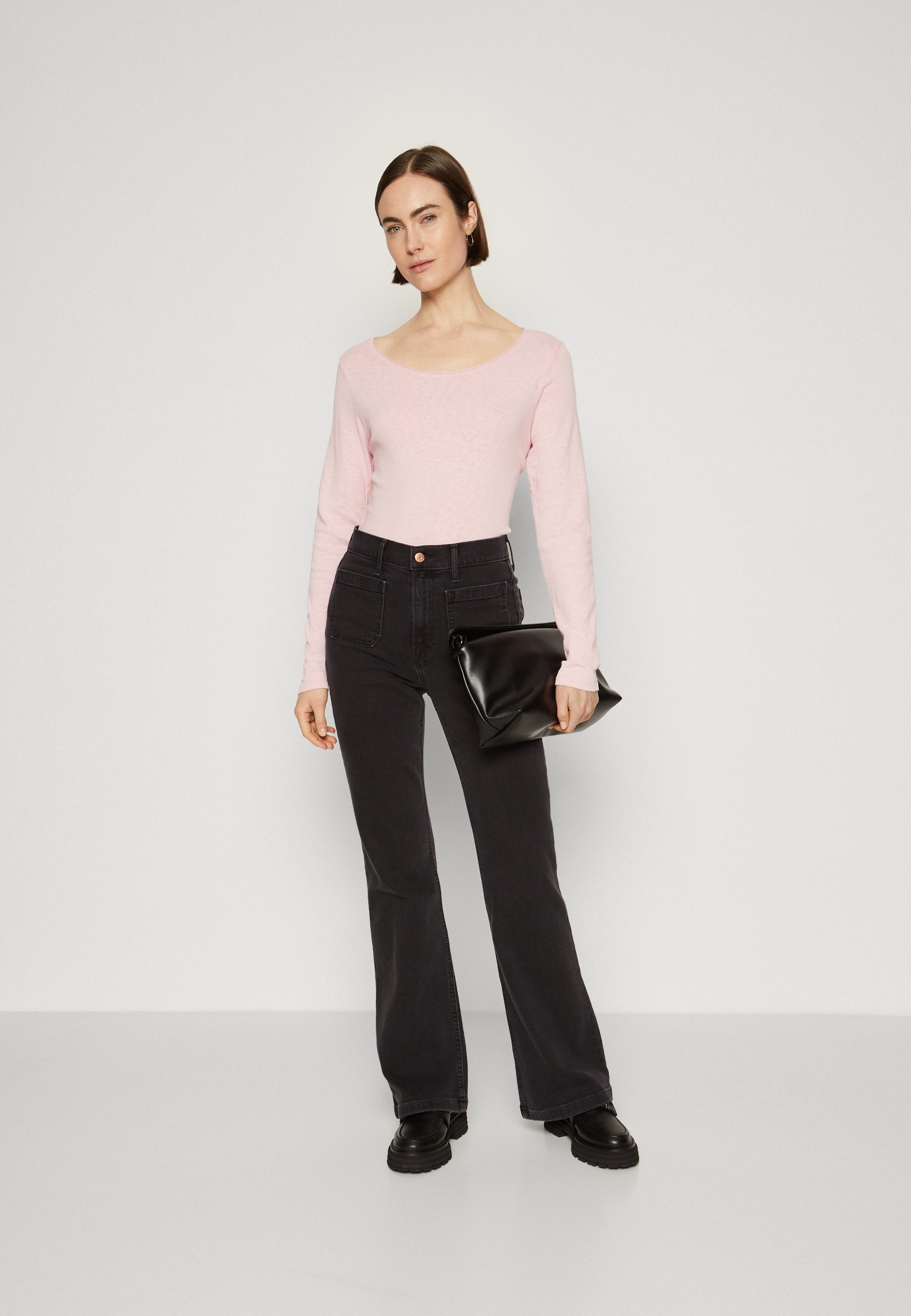 LONG SLEEVE CREW NECK REGULAR FIT - Long sleeved top