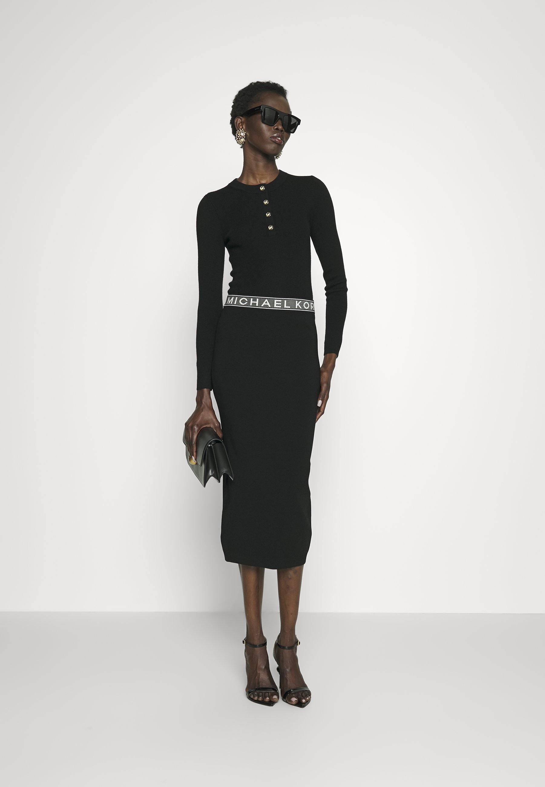 TAPE MIDI SKIRT - Pencil skirt
