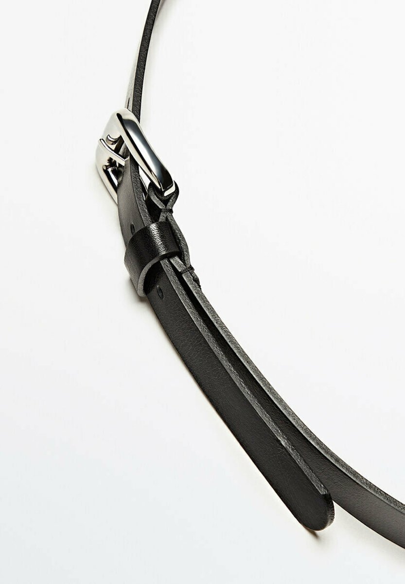WITH RECTANGULAR BUCKLE - Belt business