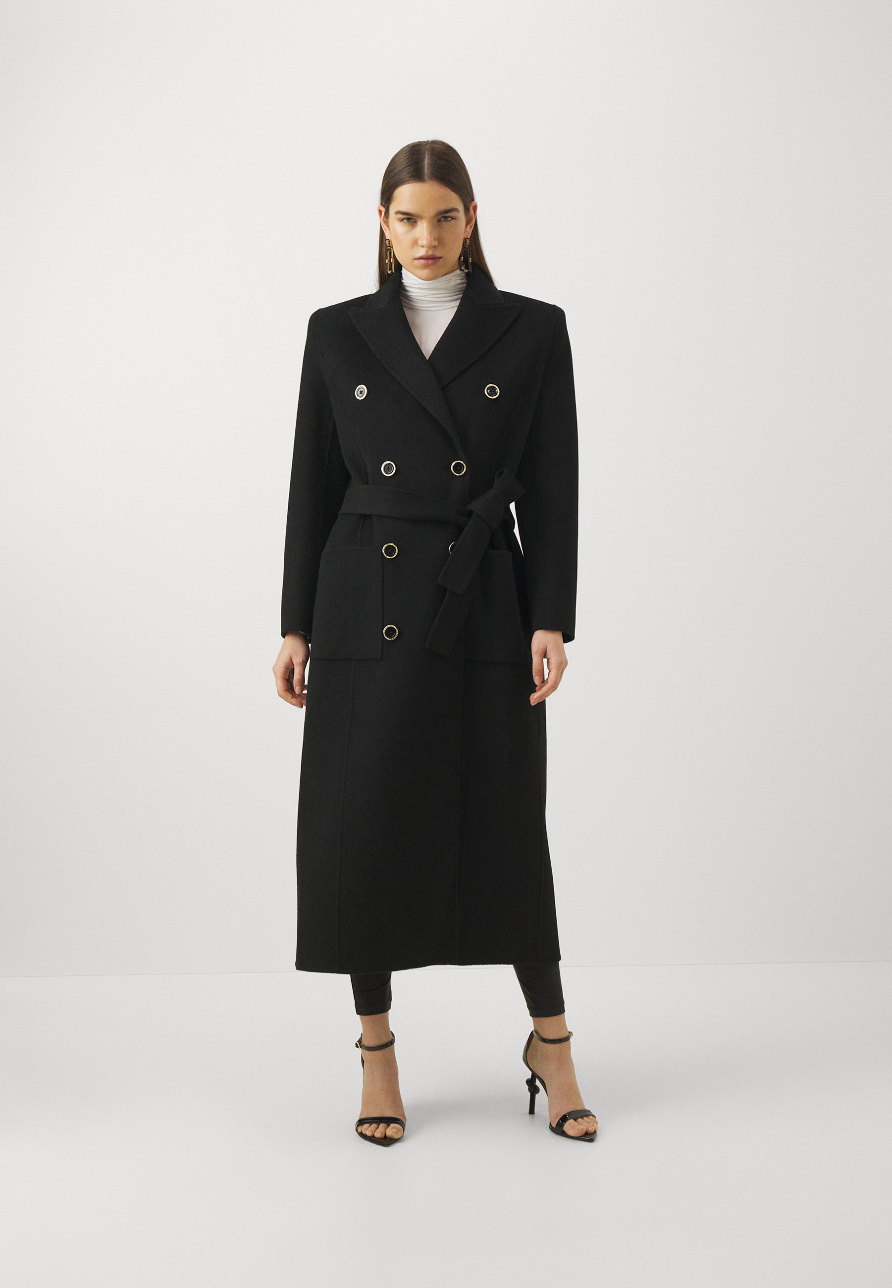 WOMEN'S COAT WITH BELT - Classic coat