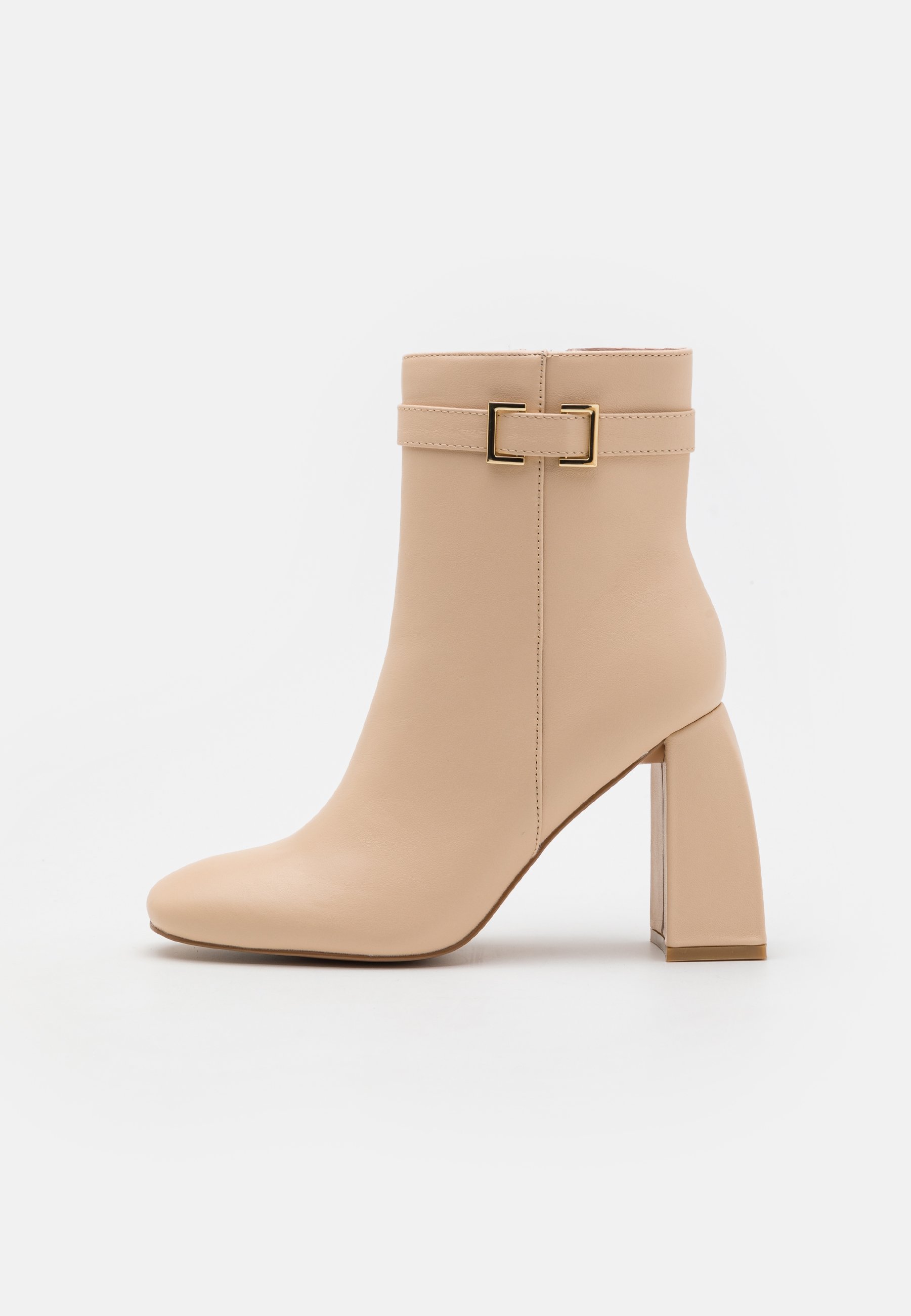 LEATHER - High heeled ankle boots