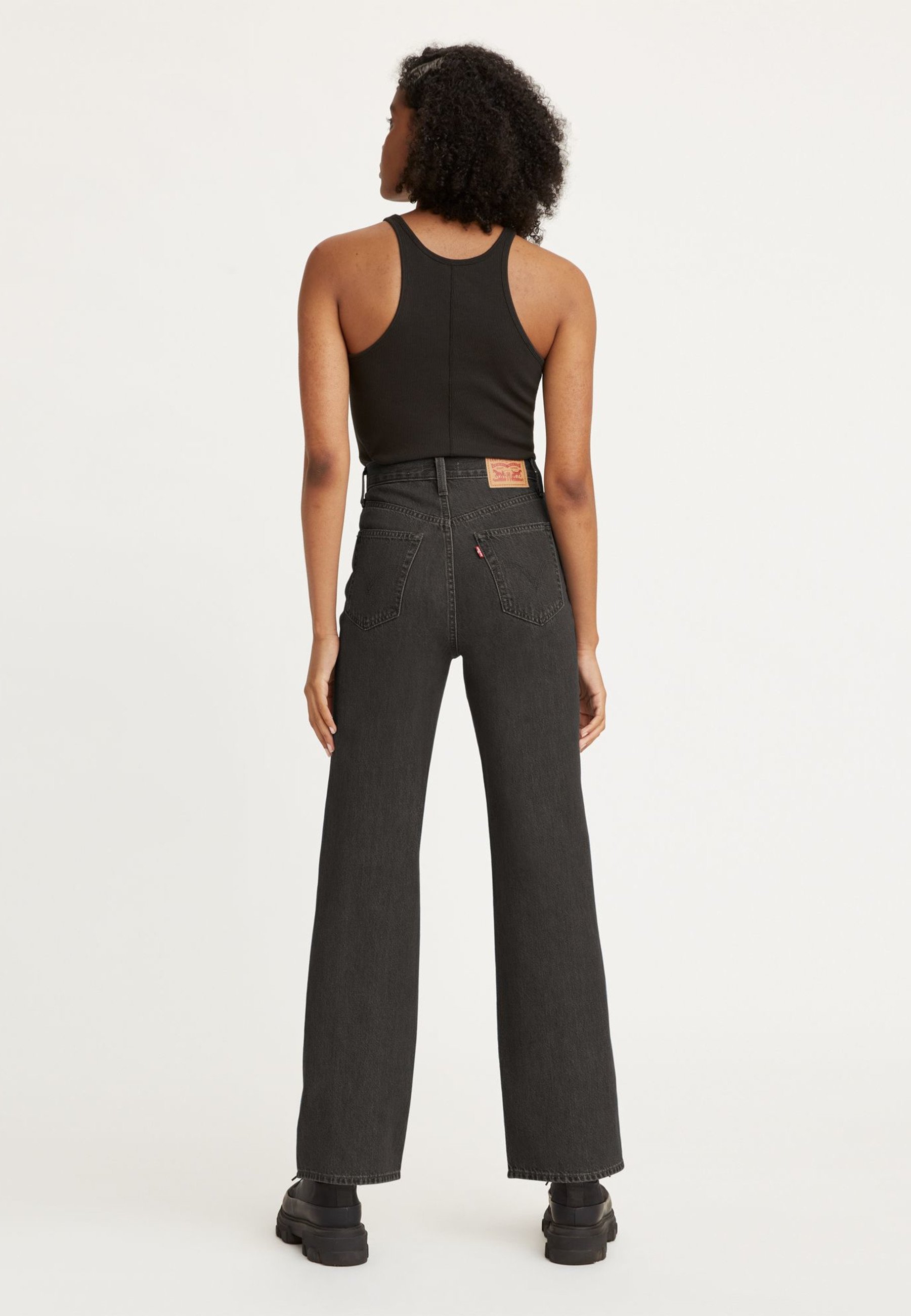 HIGH WAISTED STRAIGHT - Straight leg jeans