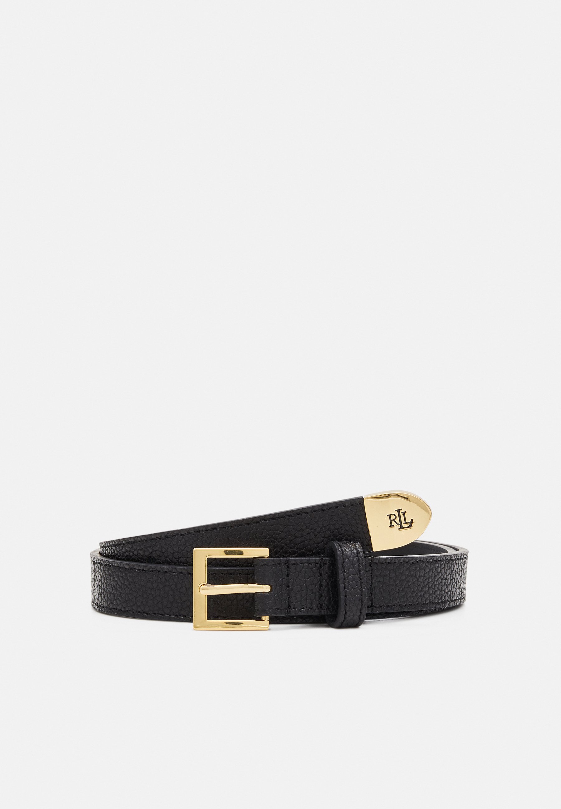 LOGO TIP PEBBLED BELT - Belt